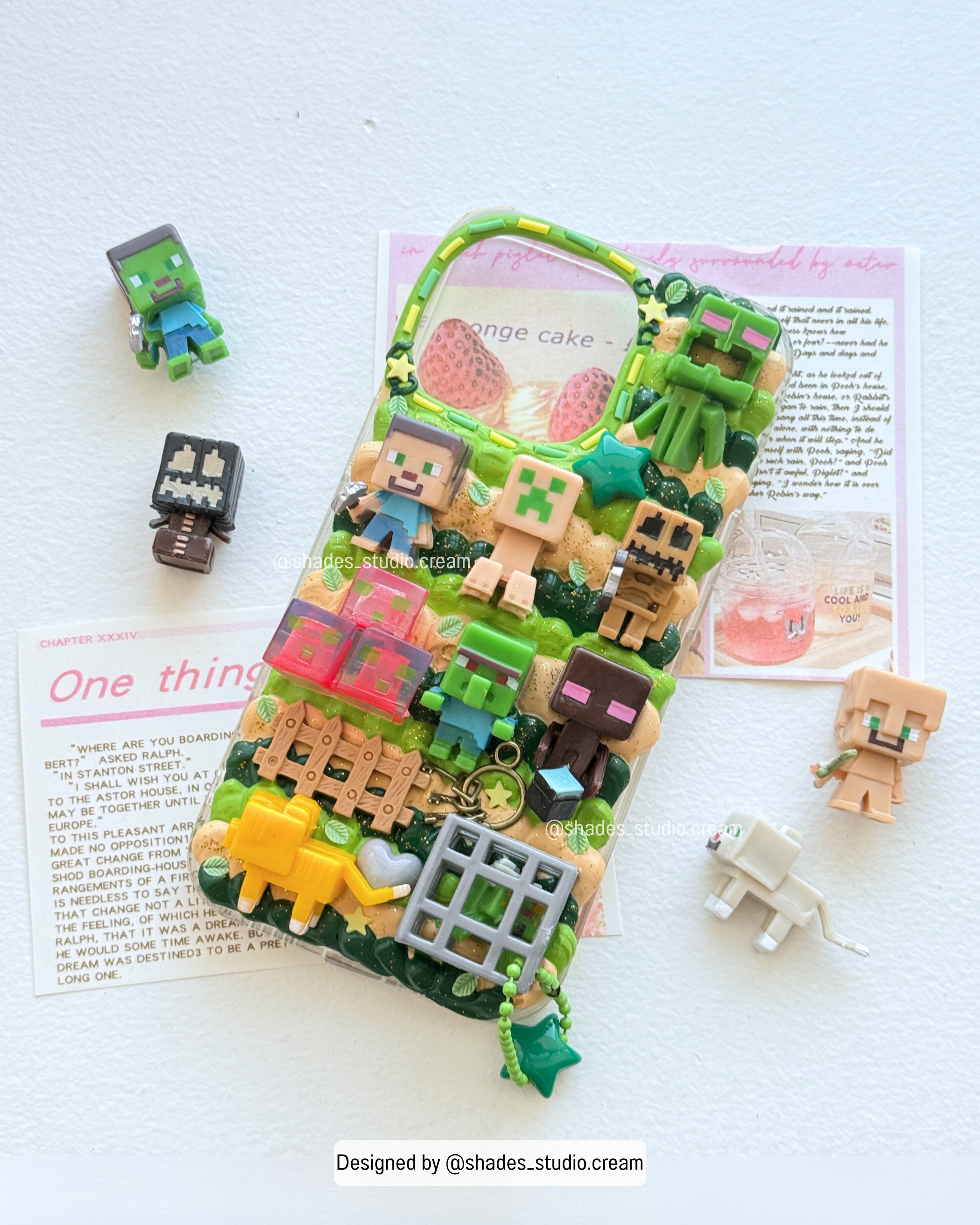 Minecraft decoden phone case for any phone model!