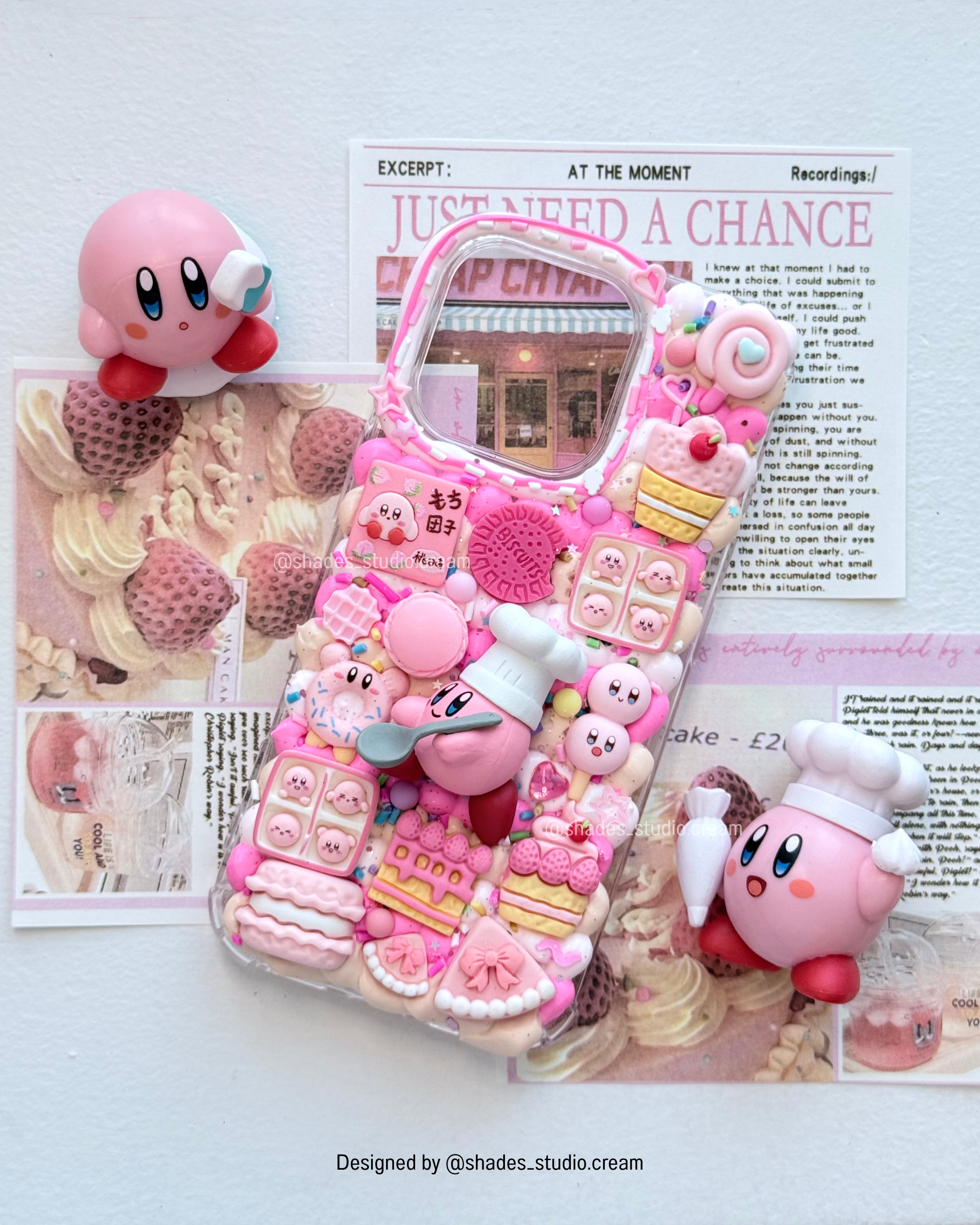 Kirby and cakes decoden phone case for any phone model