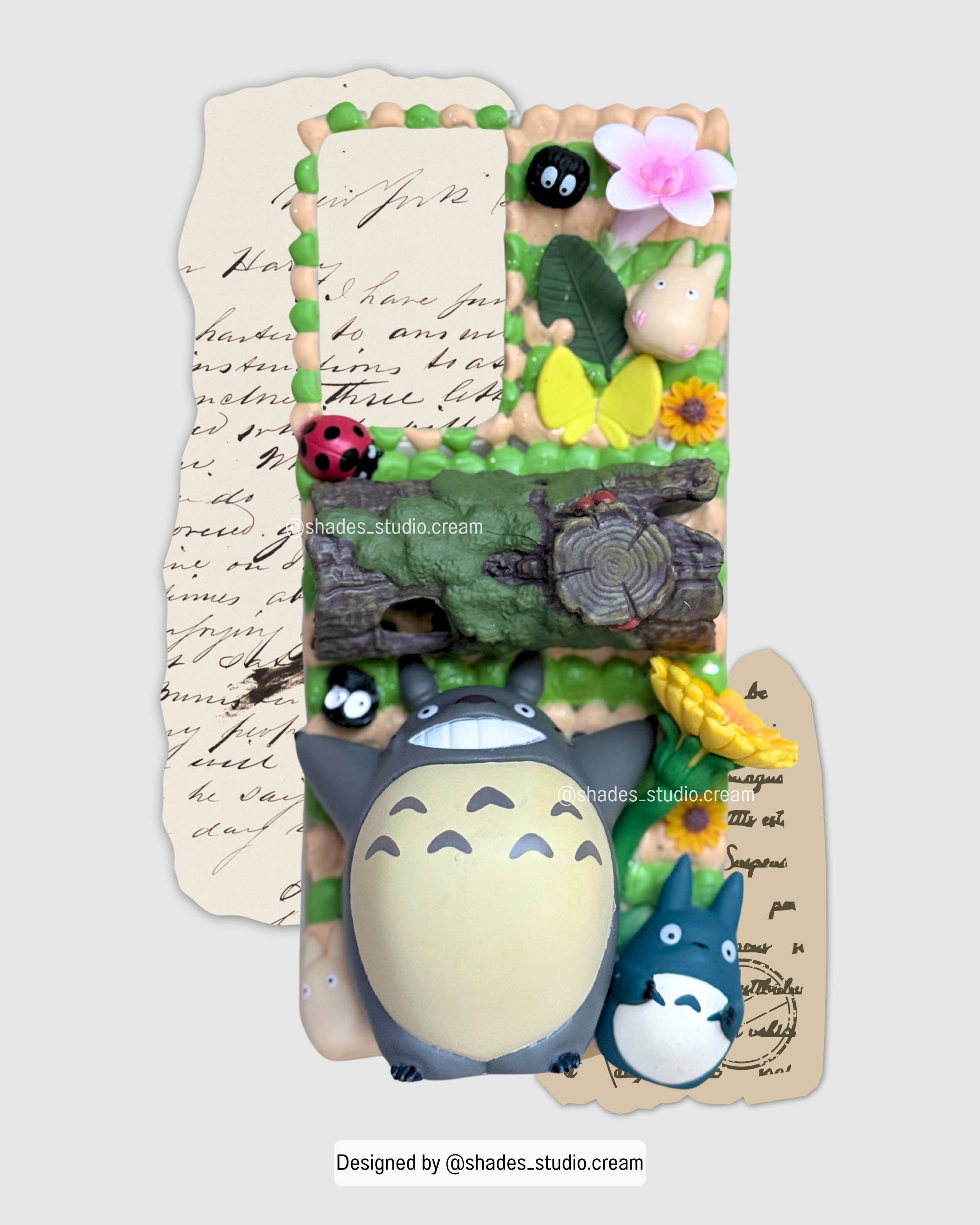 Studio ghibli totoro decoden phone case for any phone model!