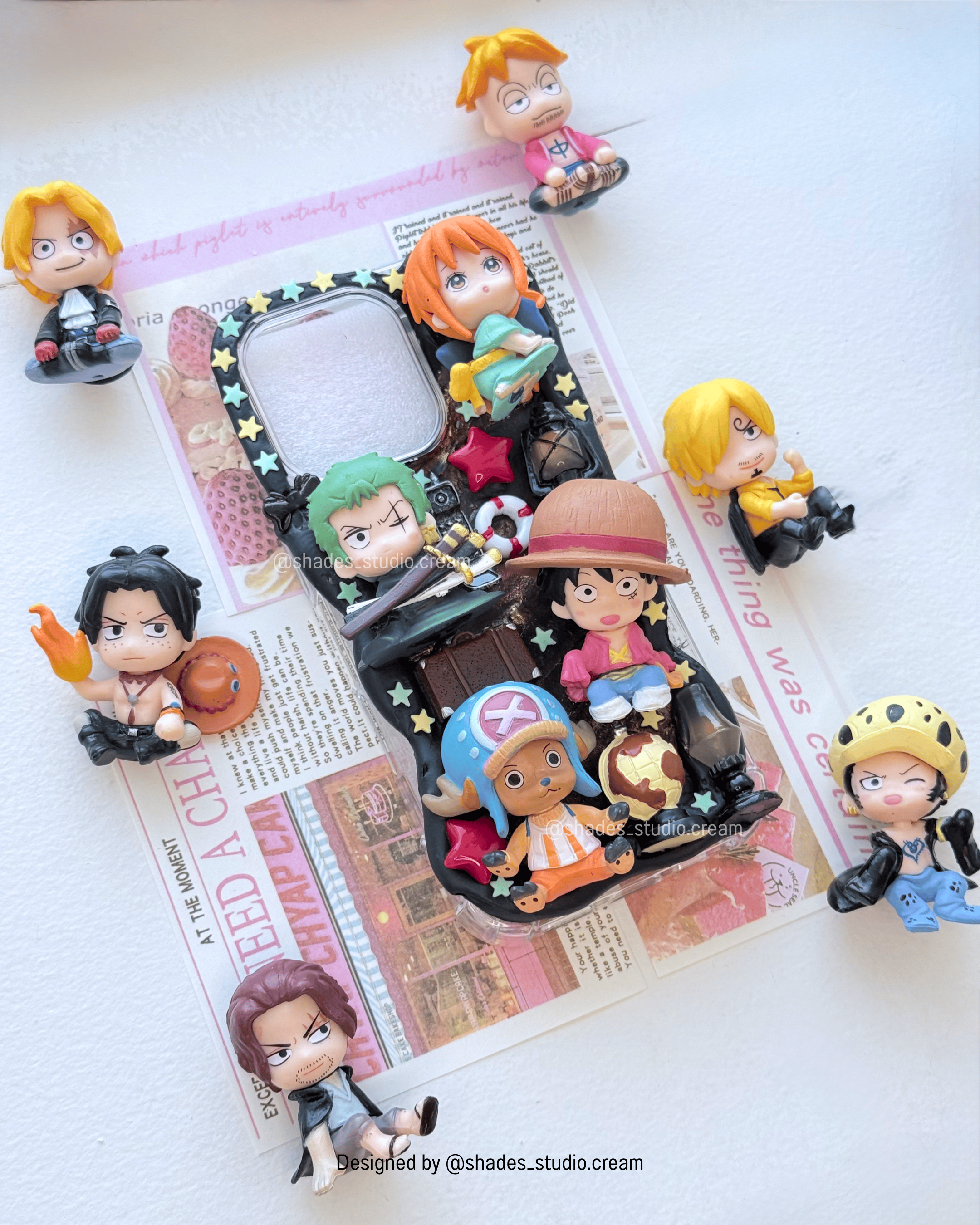 One piece decoden phone case for any phone model