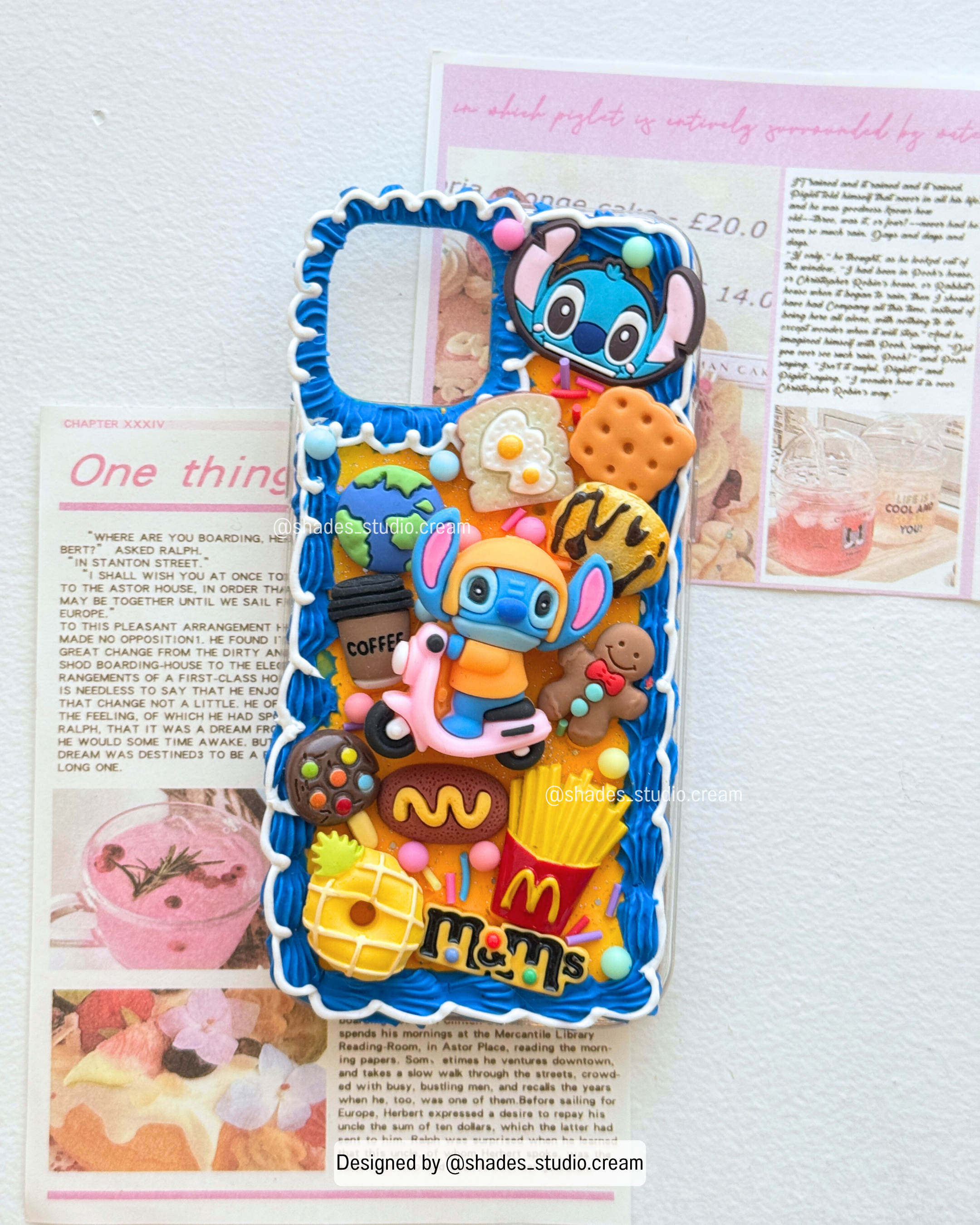 Lilo and sticth decoden phone case 