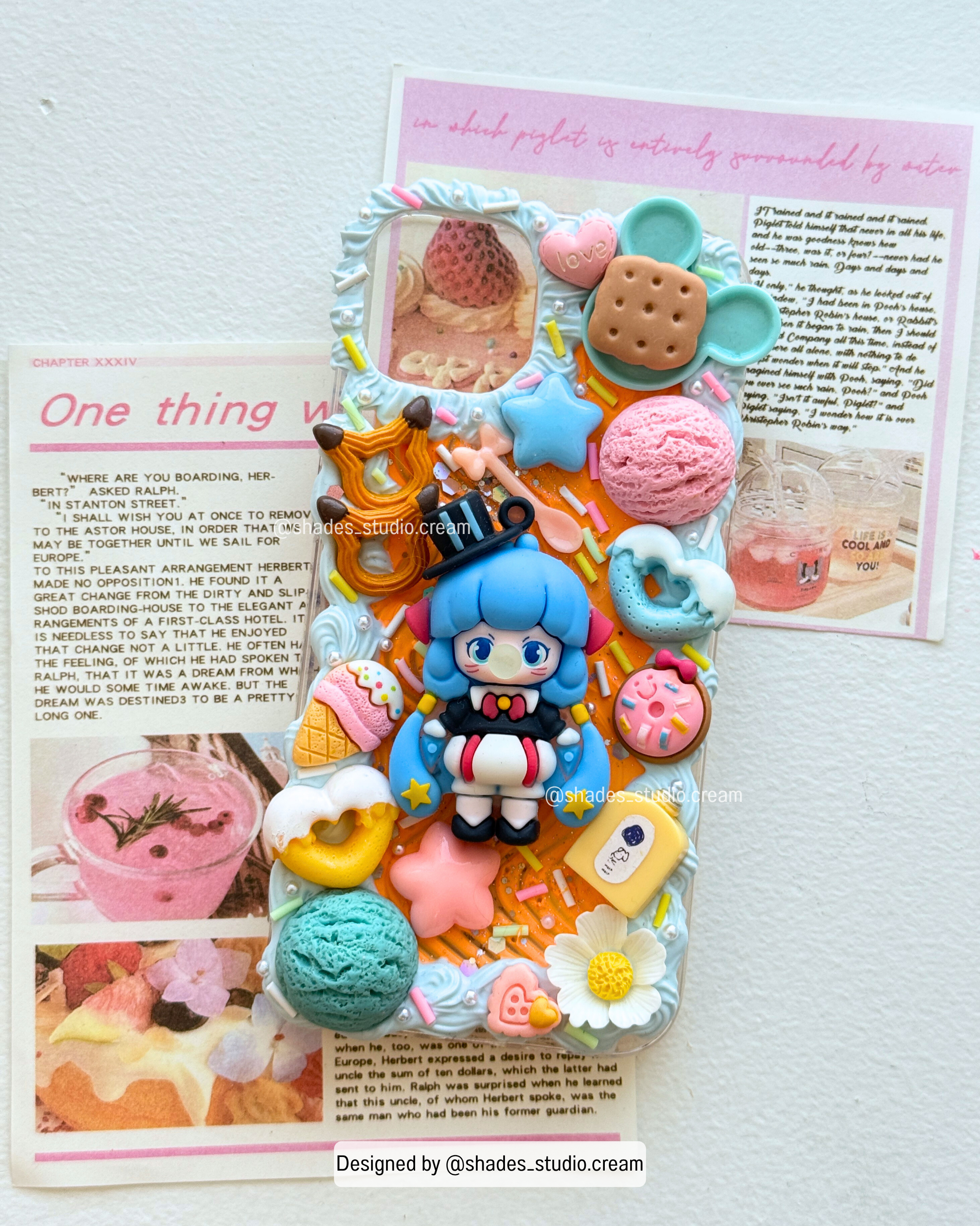 Hatsune miku decoden phone case for any phone model!