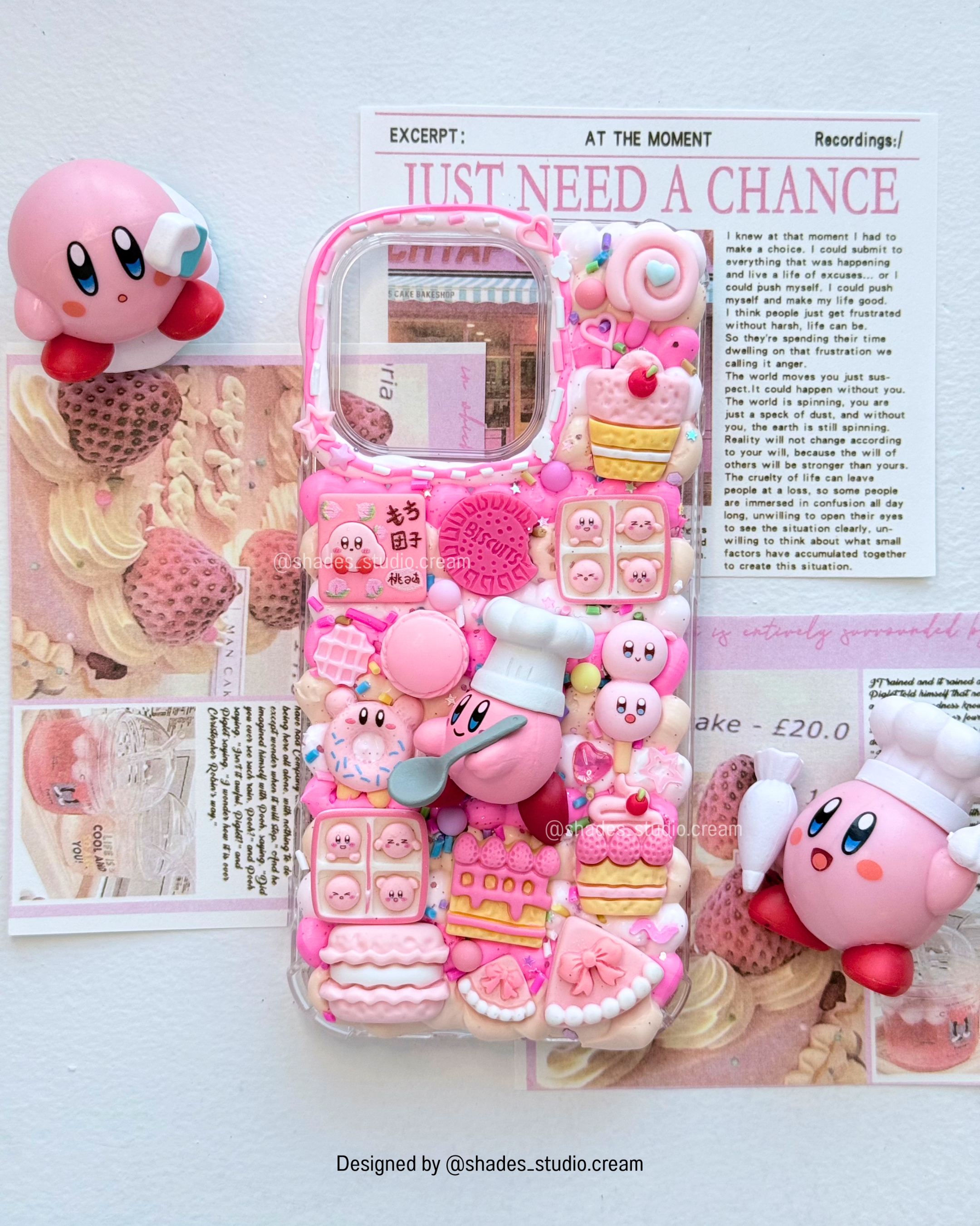Kirby and cakes decoden phone case for any phone model