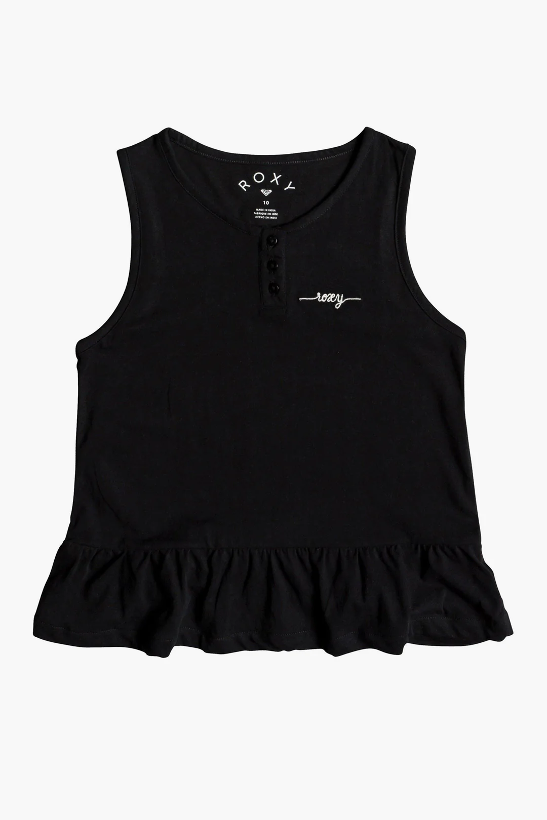 Roxy Girls' Black Sleeveless Top