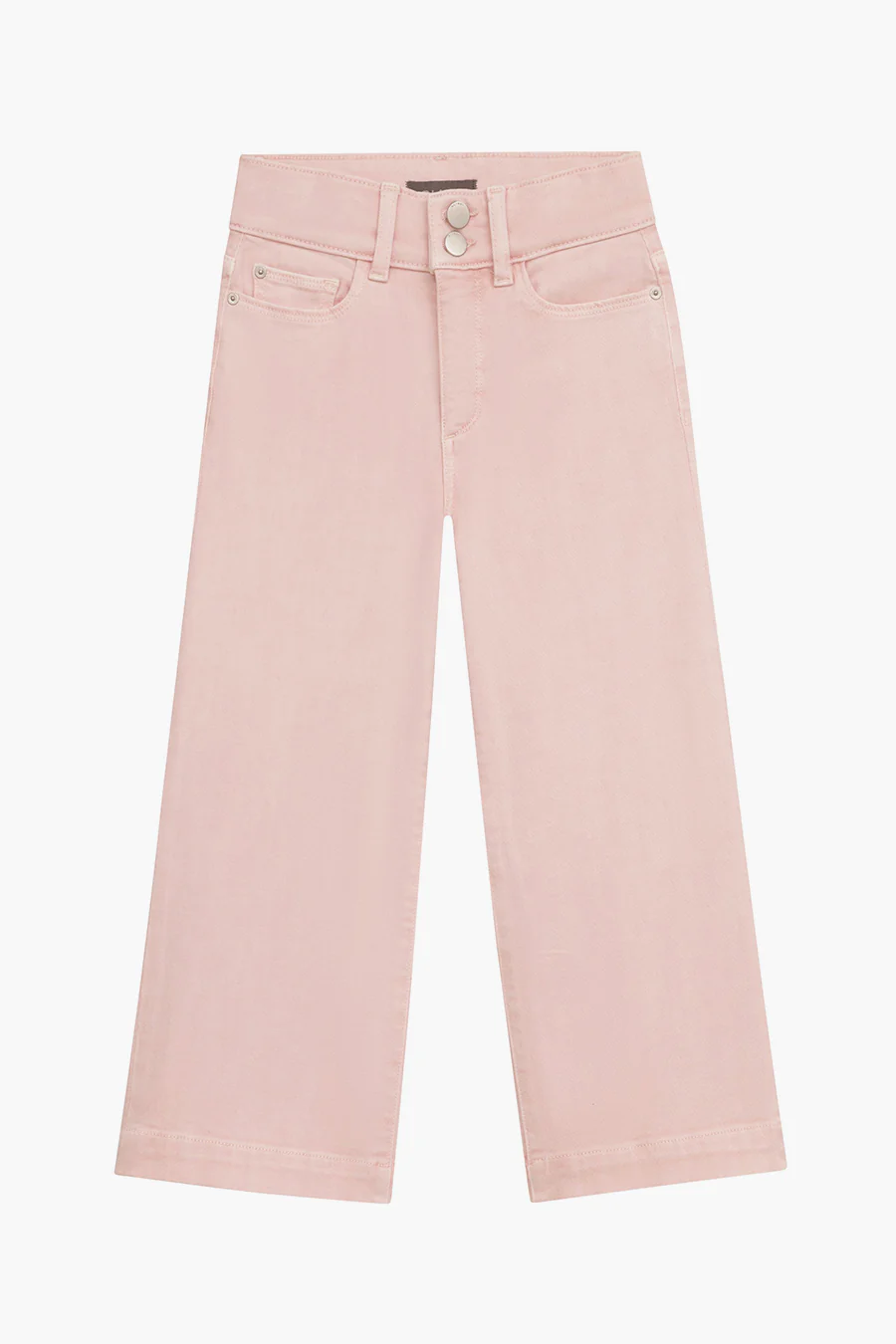 Pink Wide-Leg Jeans