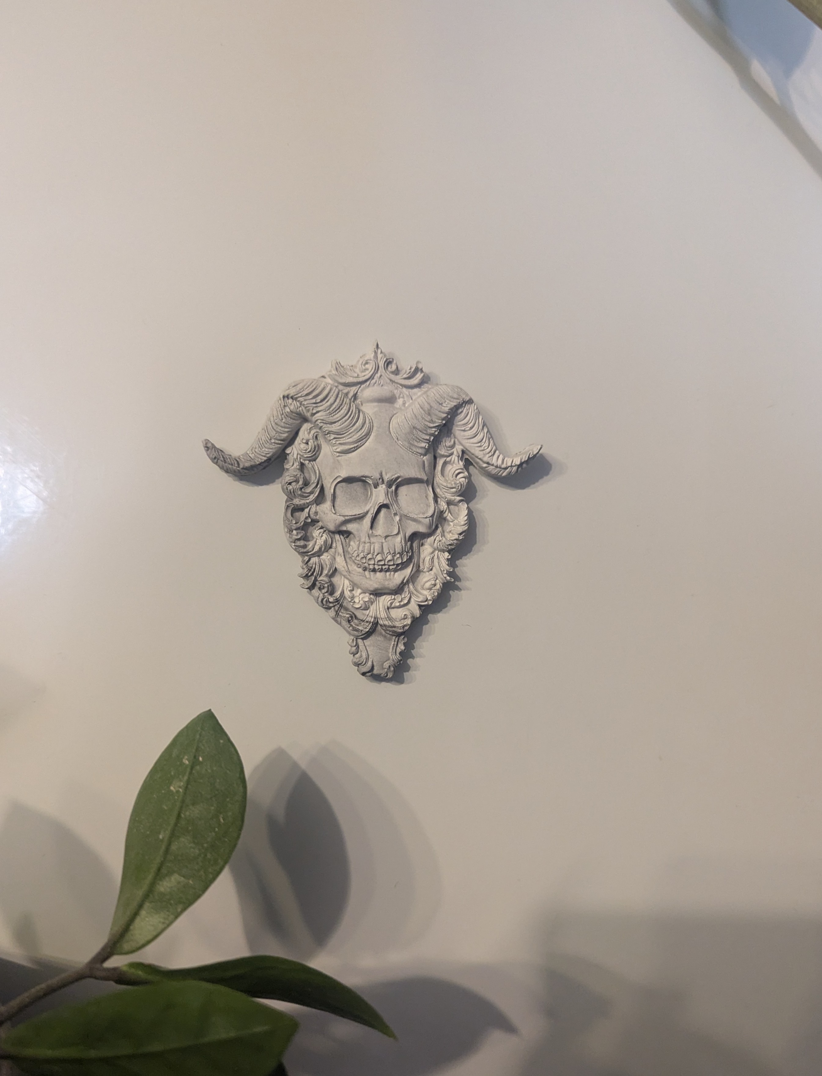 Magnet Schädel mit Geweih