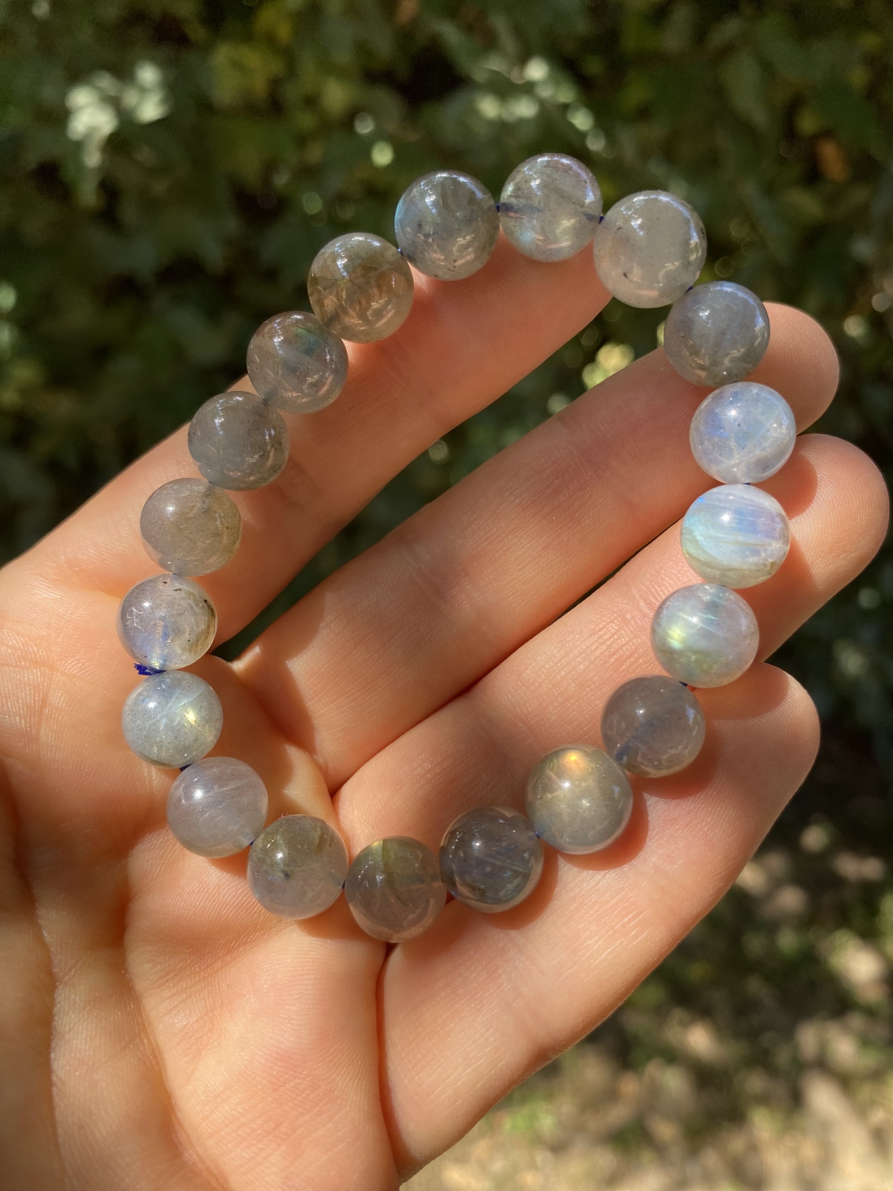 Bracelet en labradorite 10mm