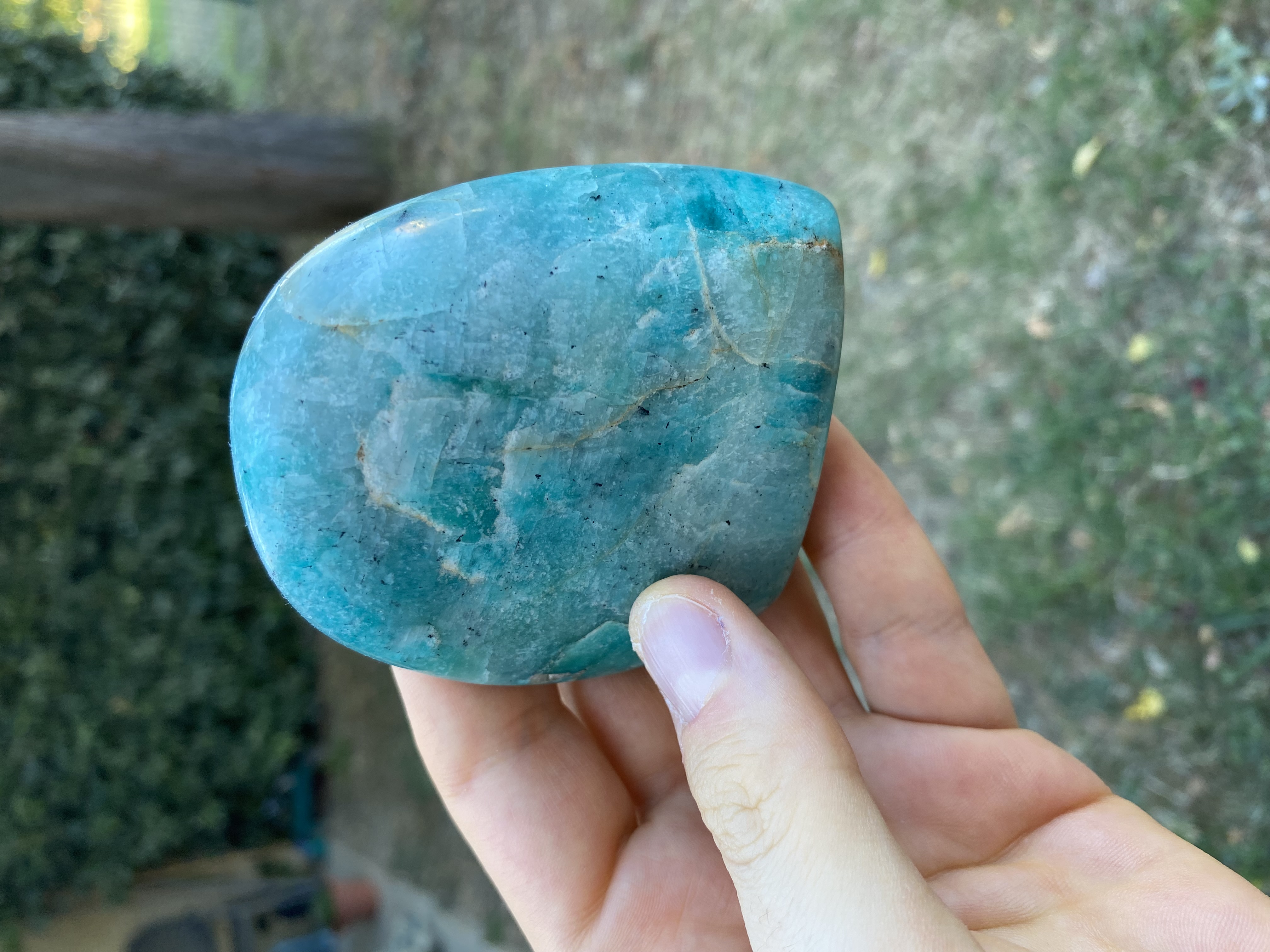 Forme libre en Amazonite 