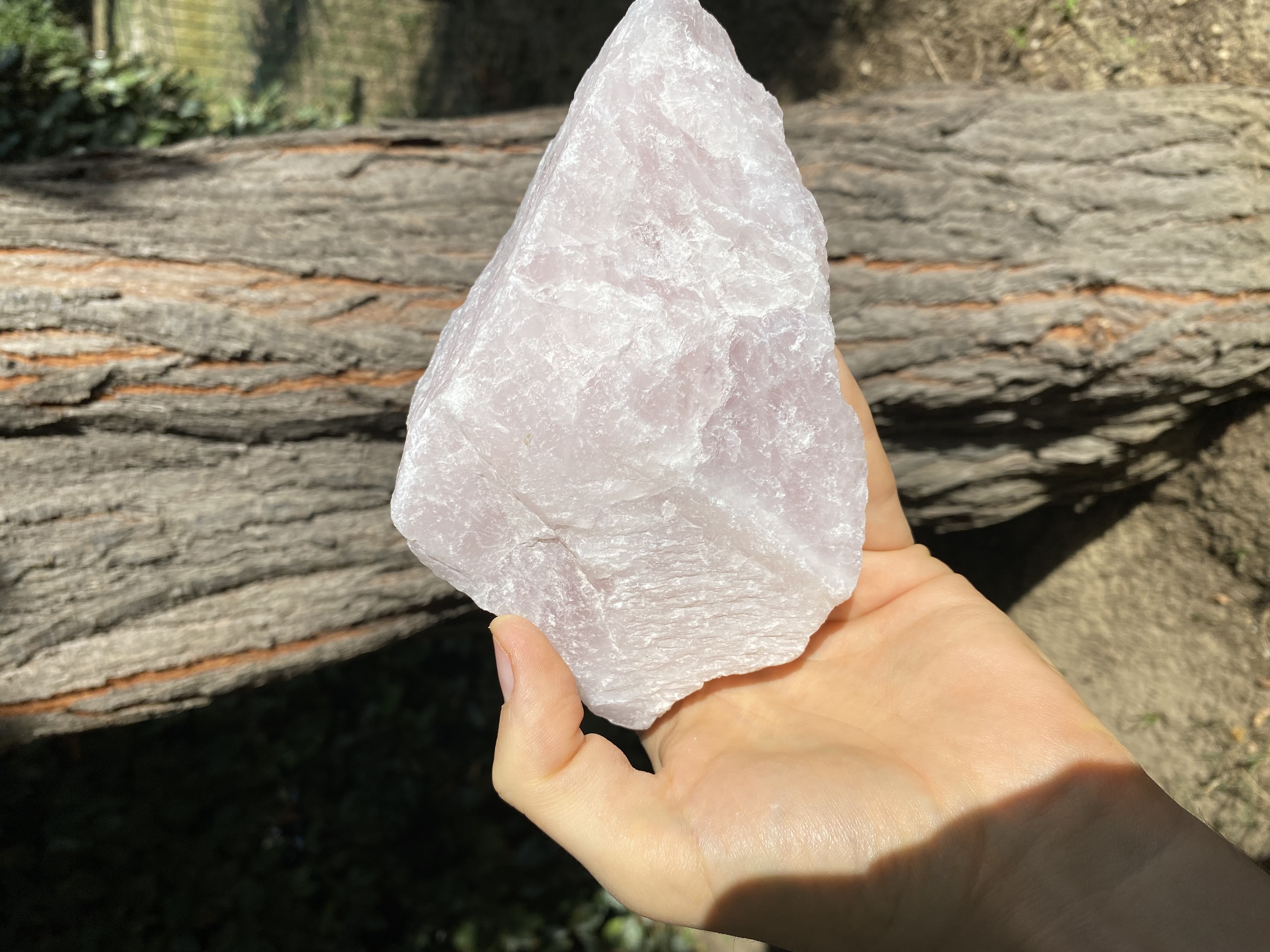 Quartz rose brut