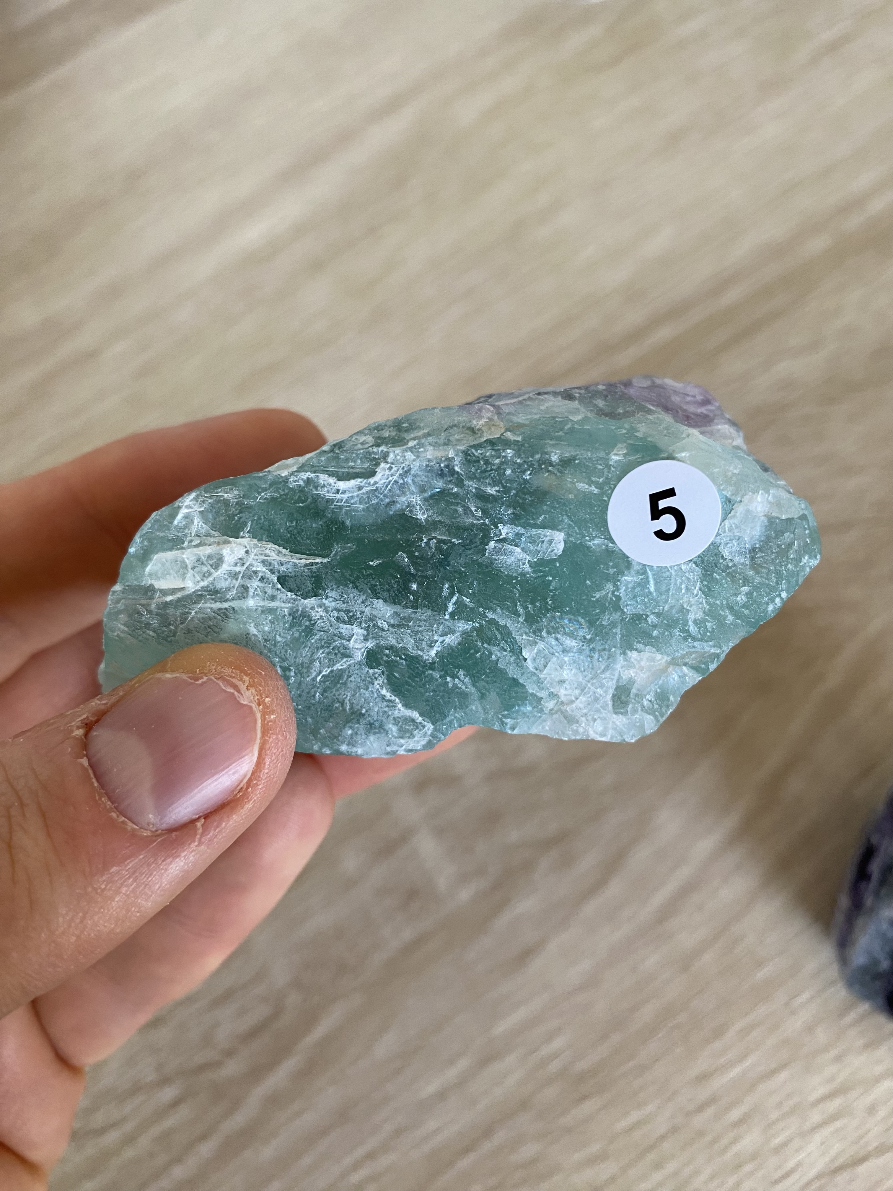 Fluorite en pierre brute