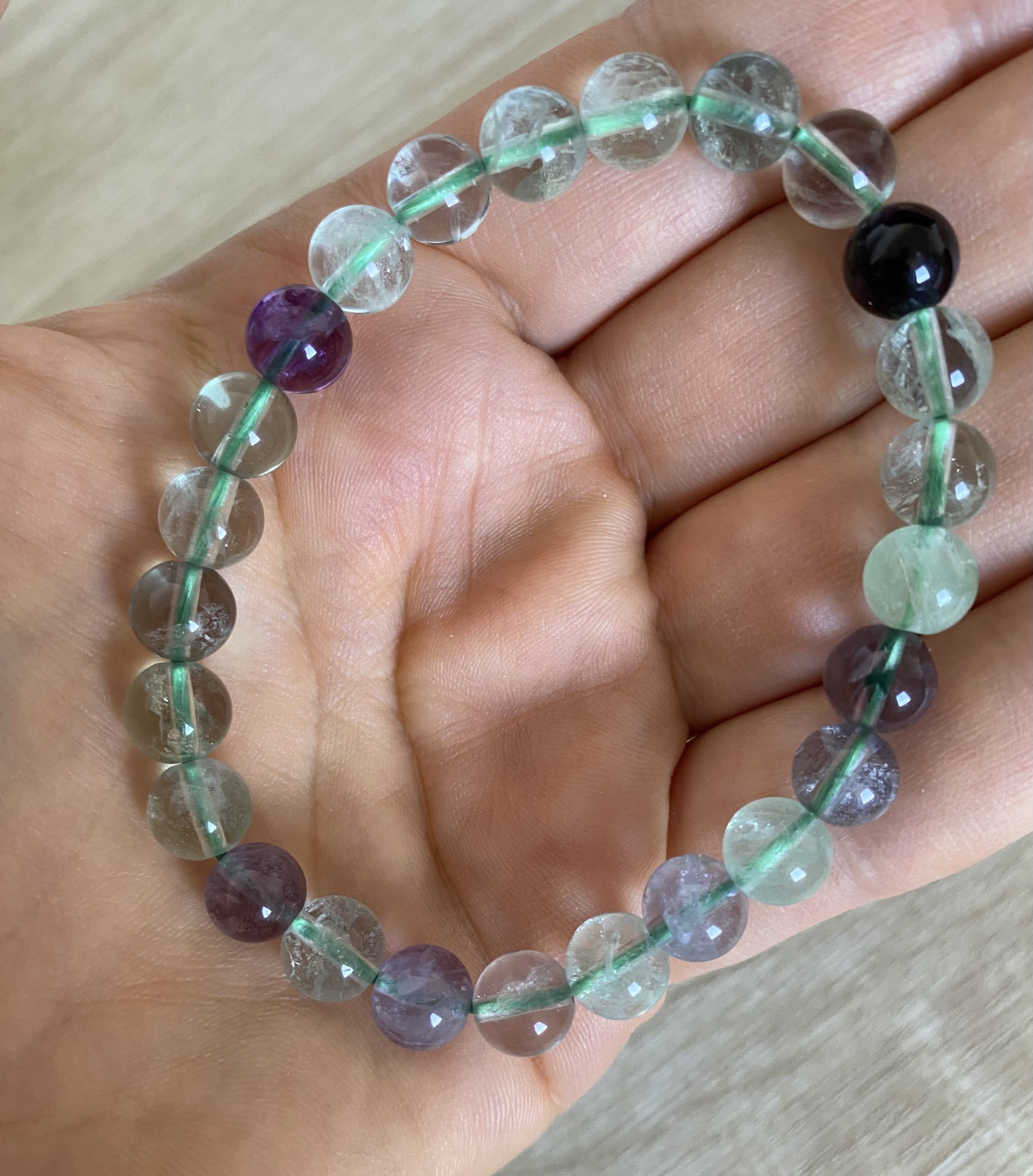 Bracelet en Fluorite