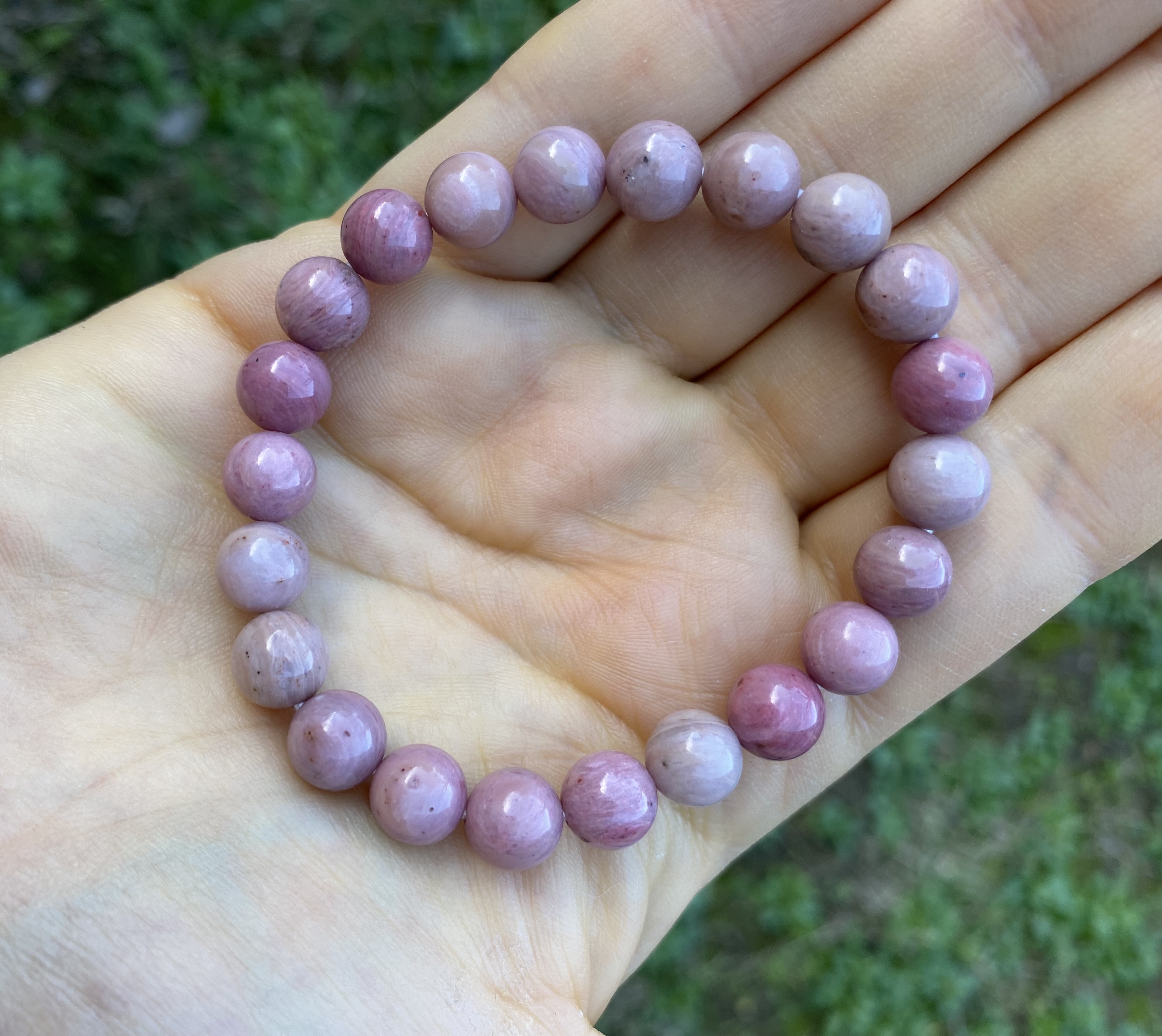 Bracelet rhodonite 8mm