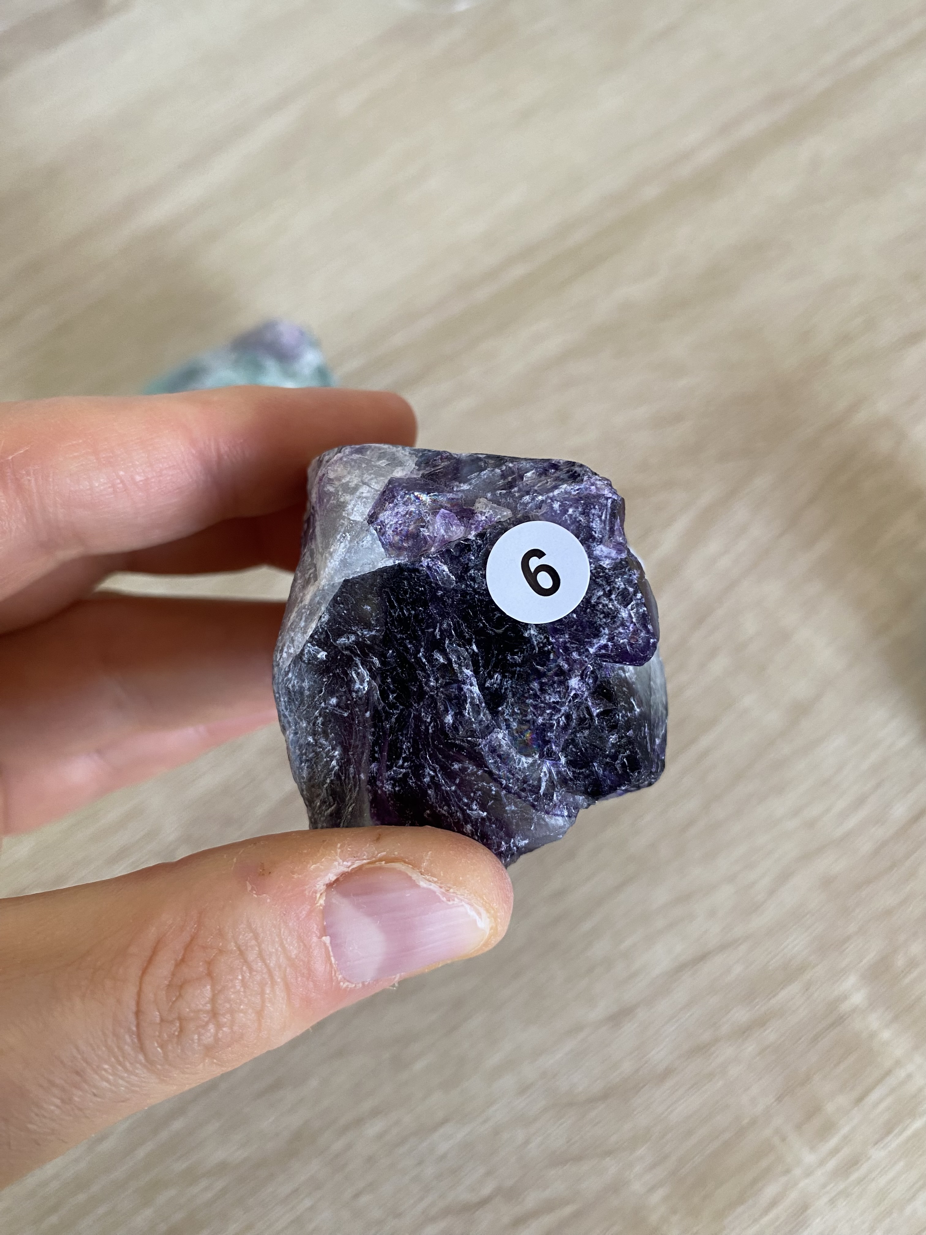 Fluorite en pierre brute