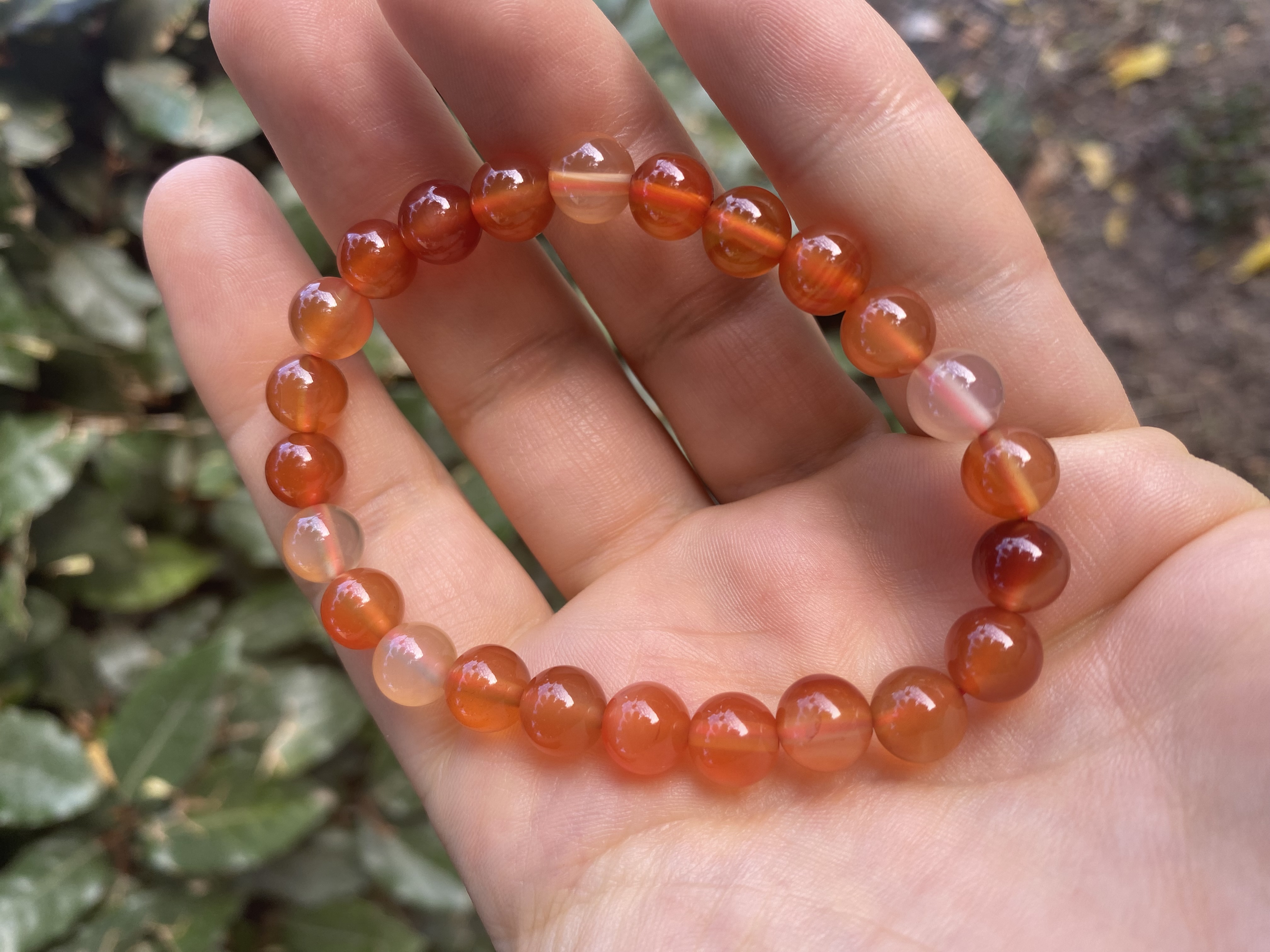 Bracelet en cornaline 