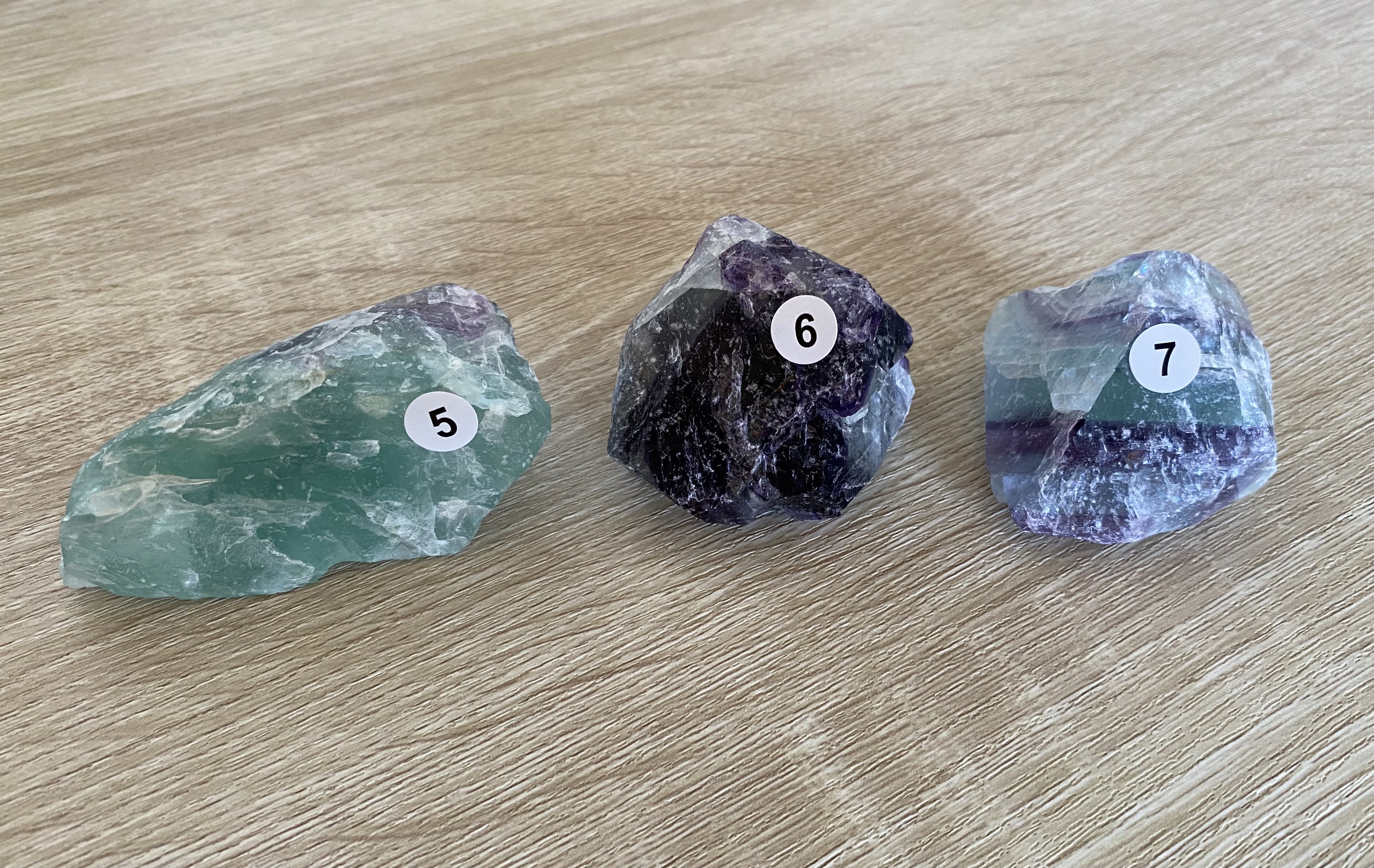 Fluorite en pierre brute