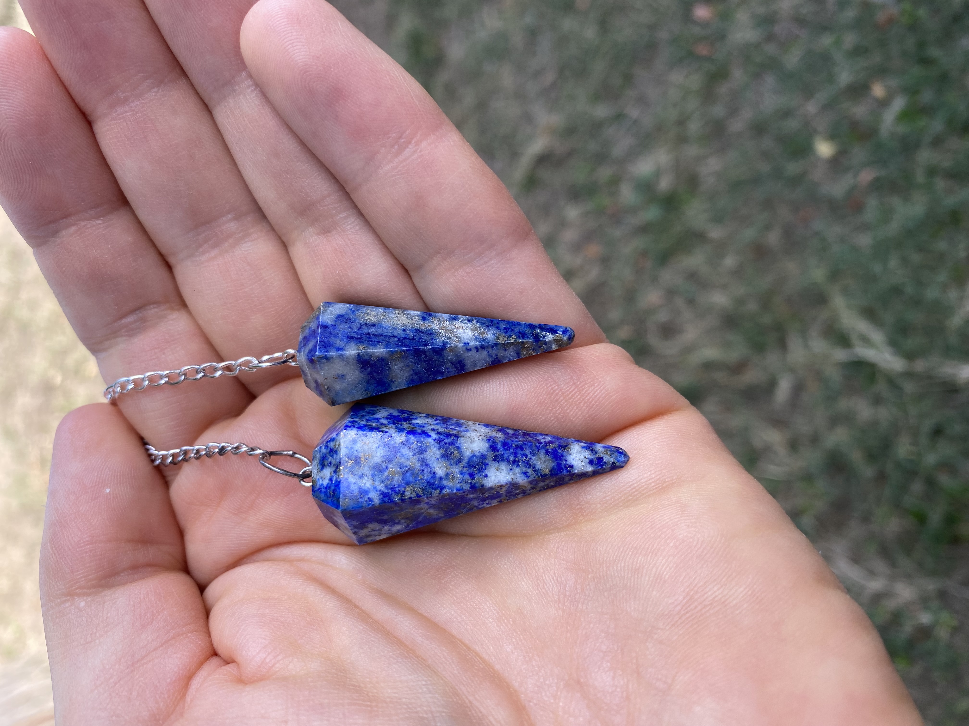Pendule en lapis-lazuli