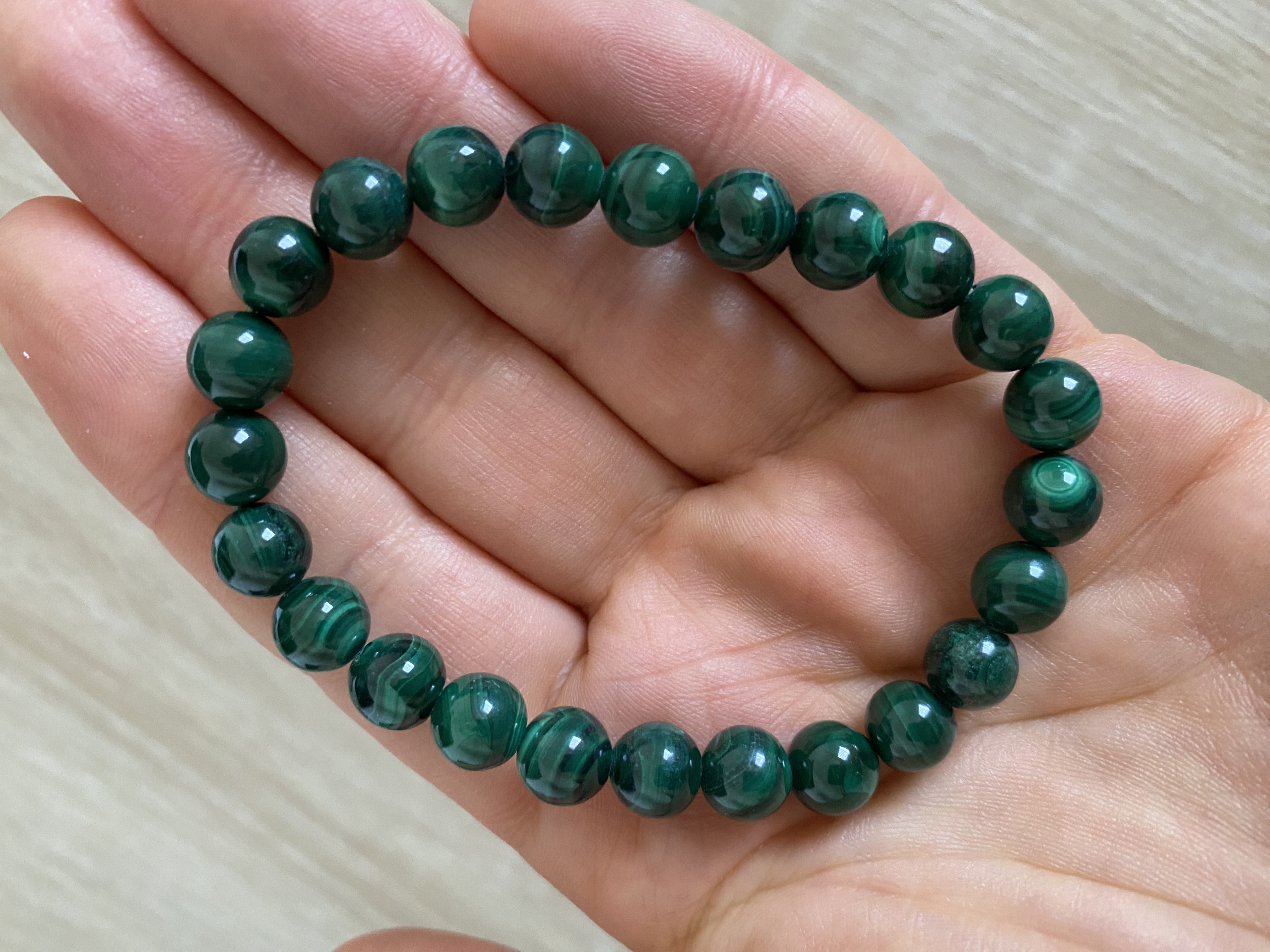 Bracelet en malachite