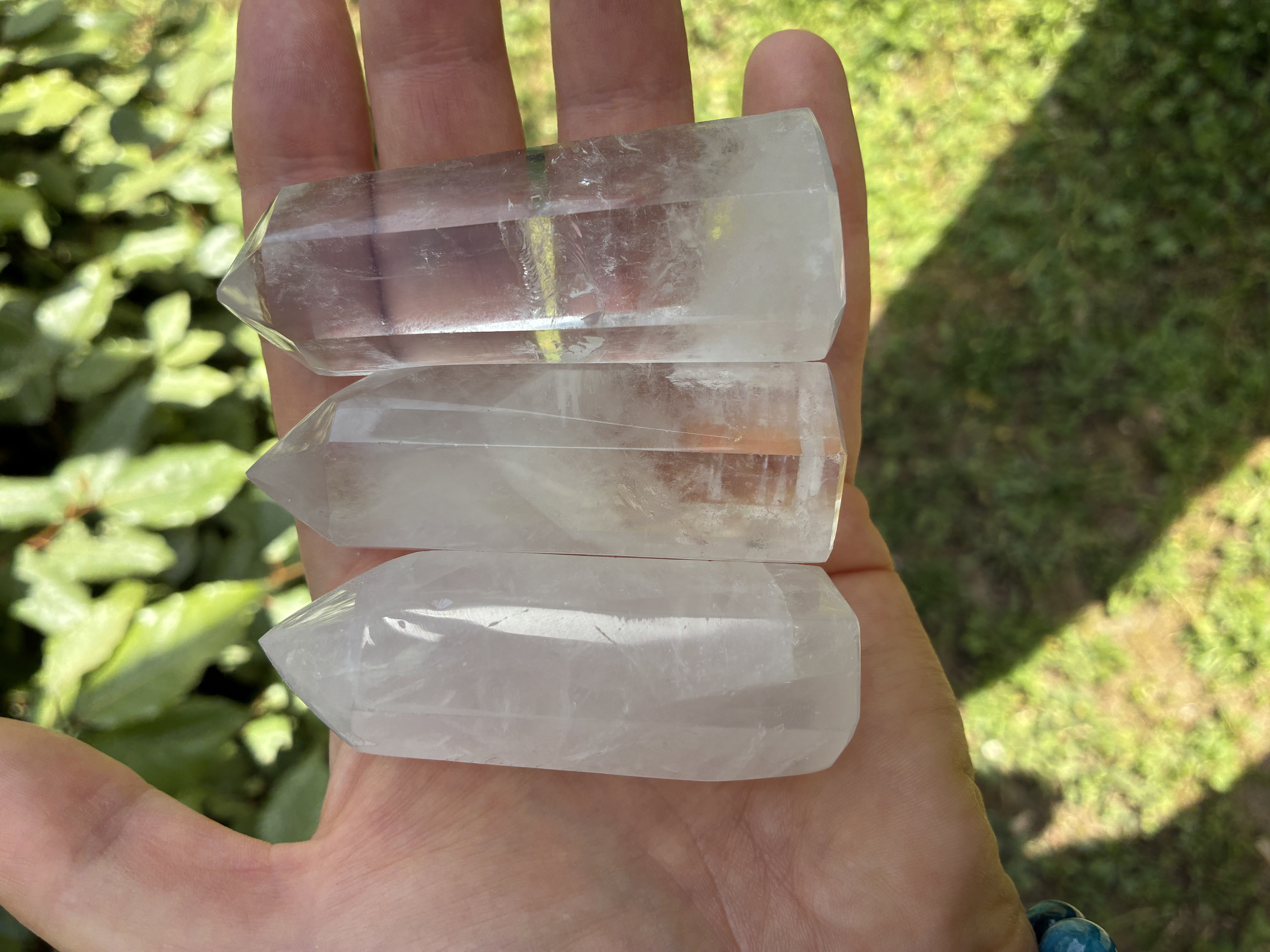 Pointe de cristal de quartz