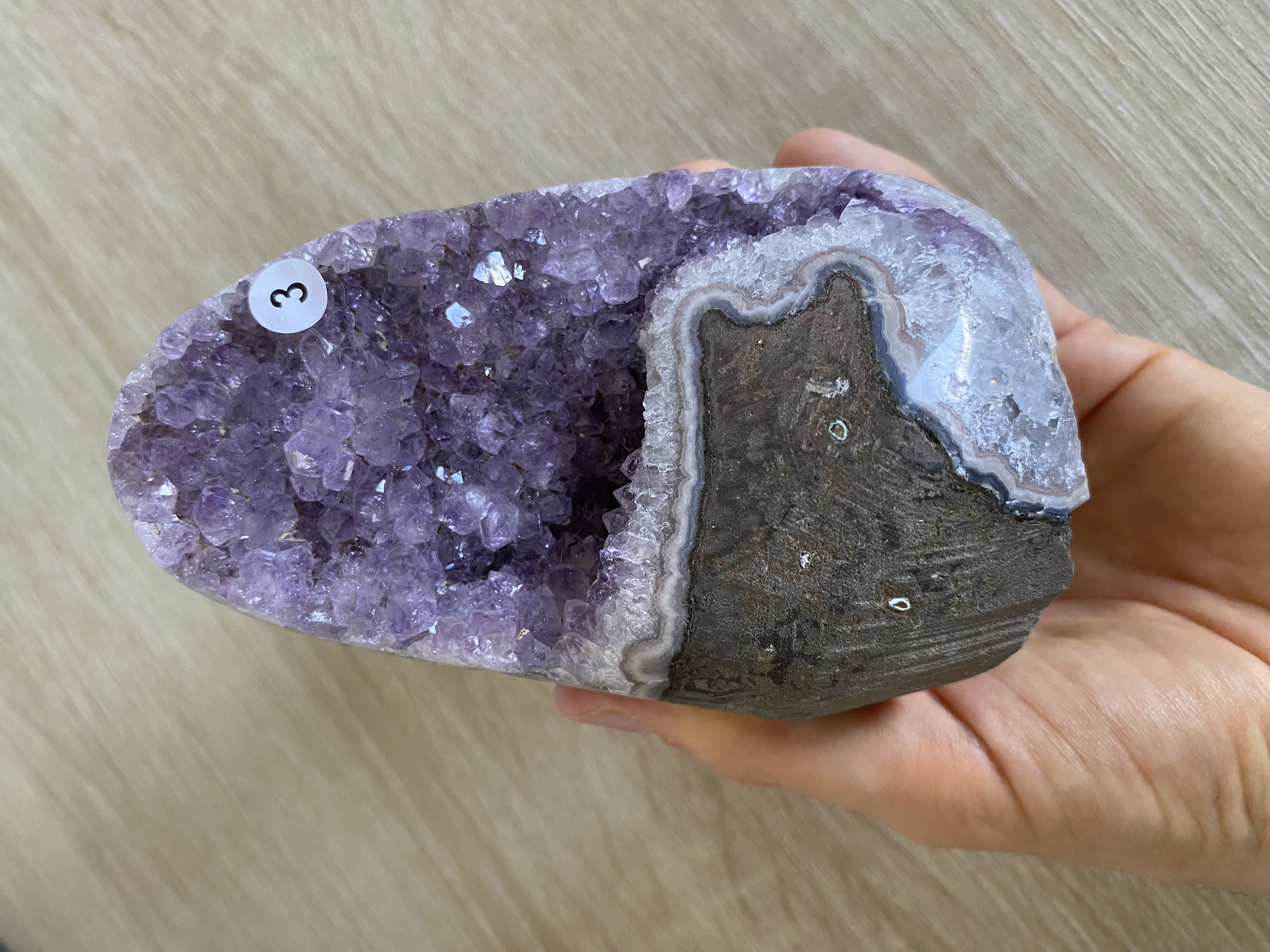 Géodes d'améthyste
