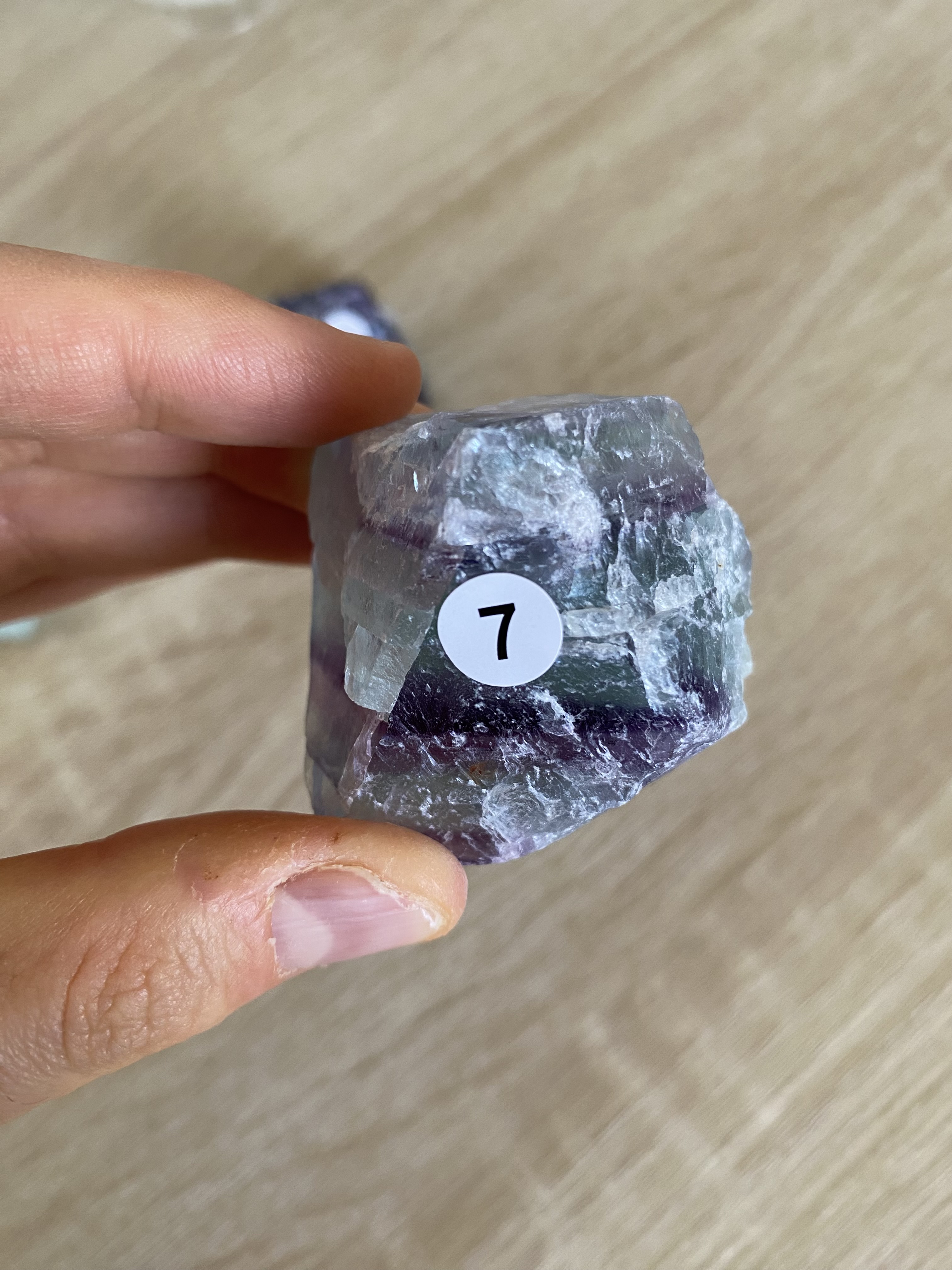 Fluorite en pierre brute