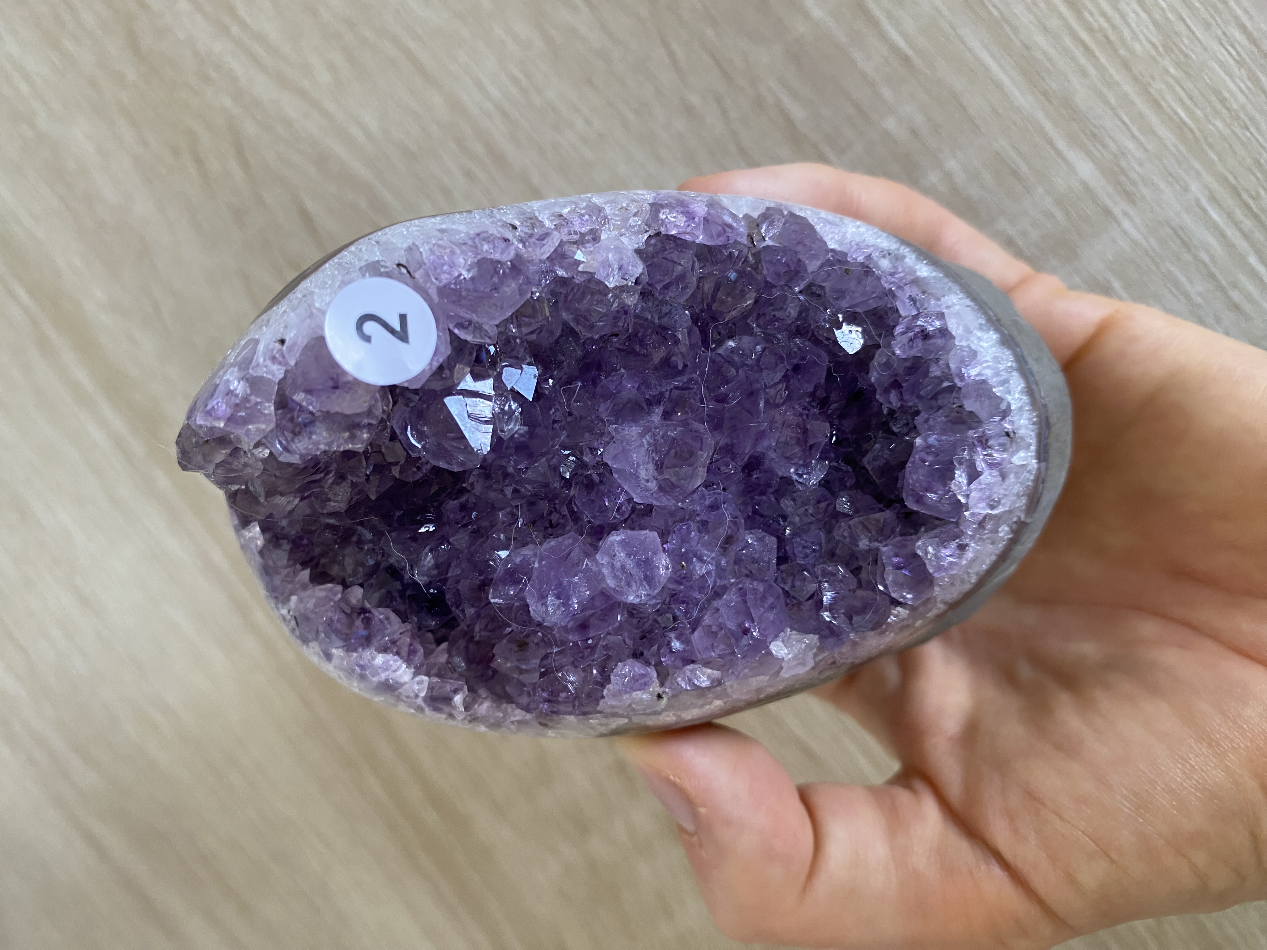 Géodes d'améthyste