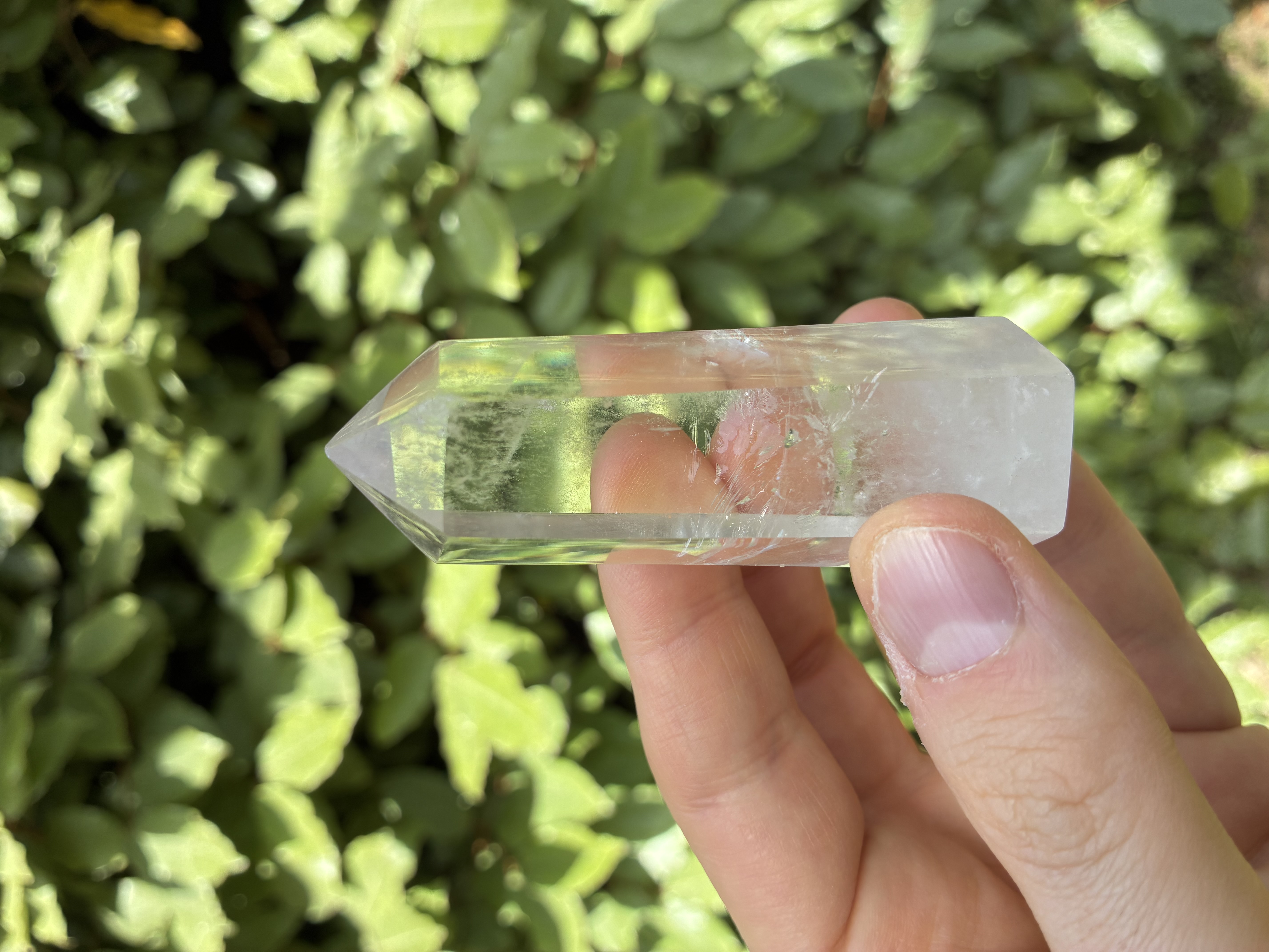 Pointe de cristal de quartz