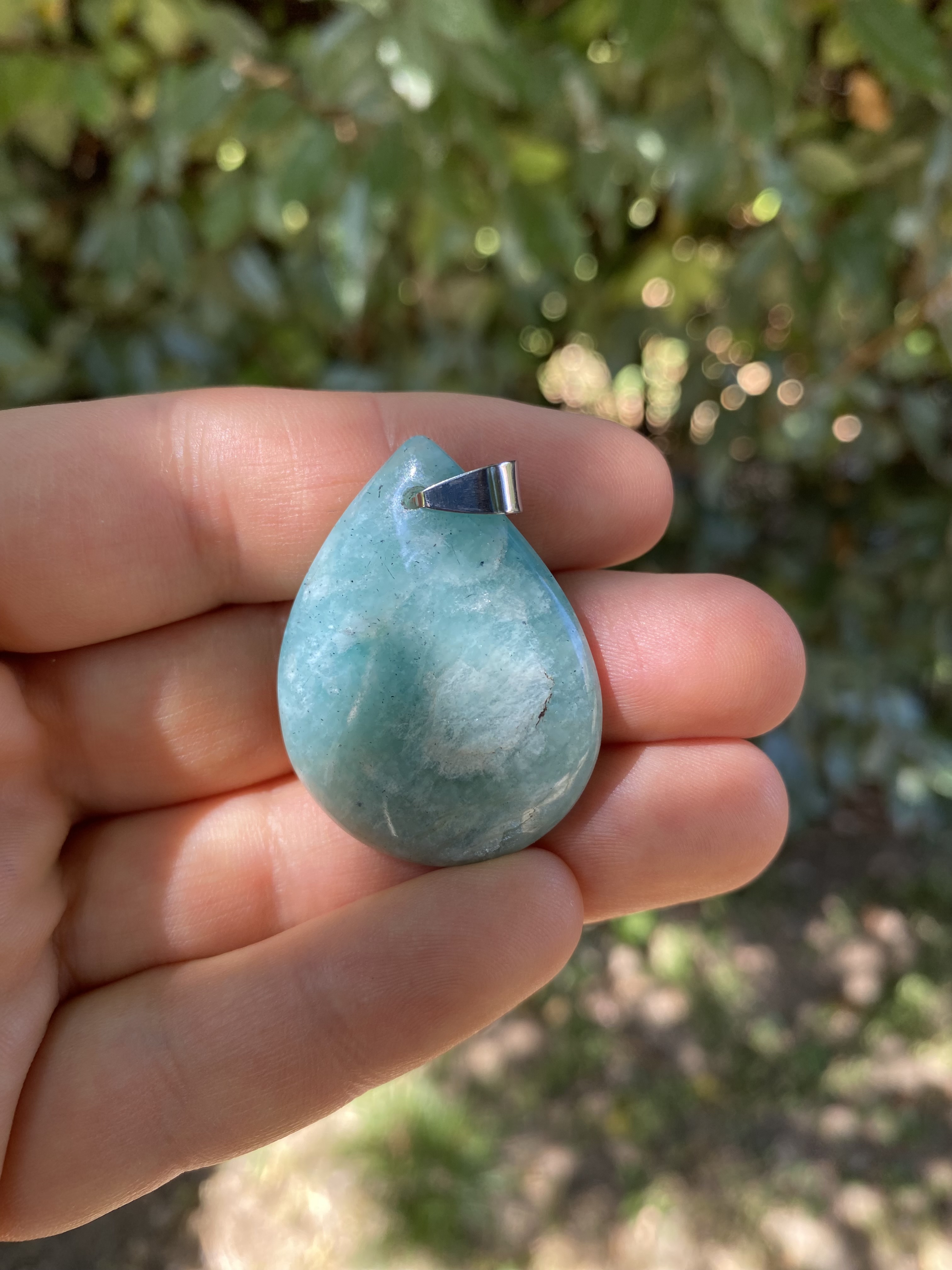 Pendentif en Amazonite