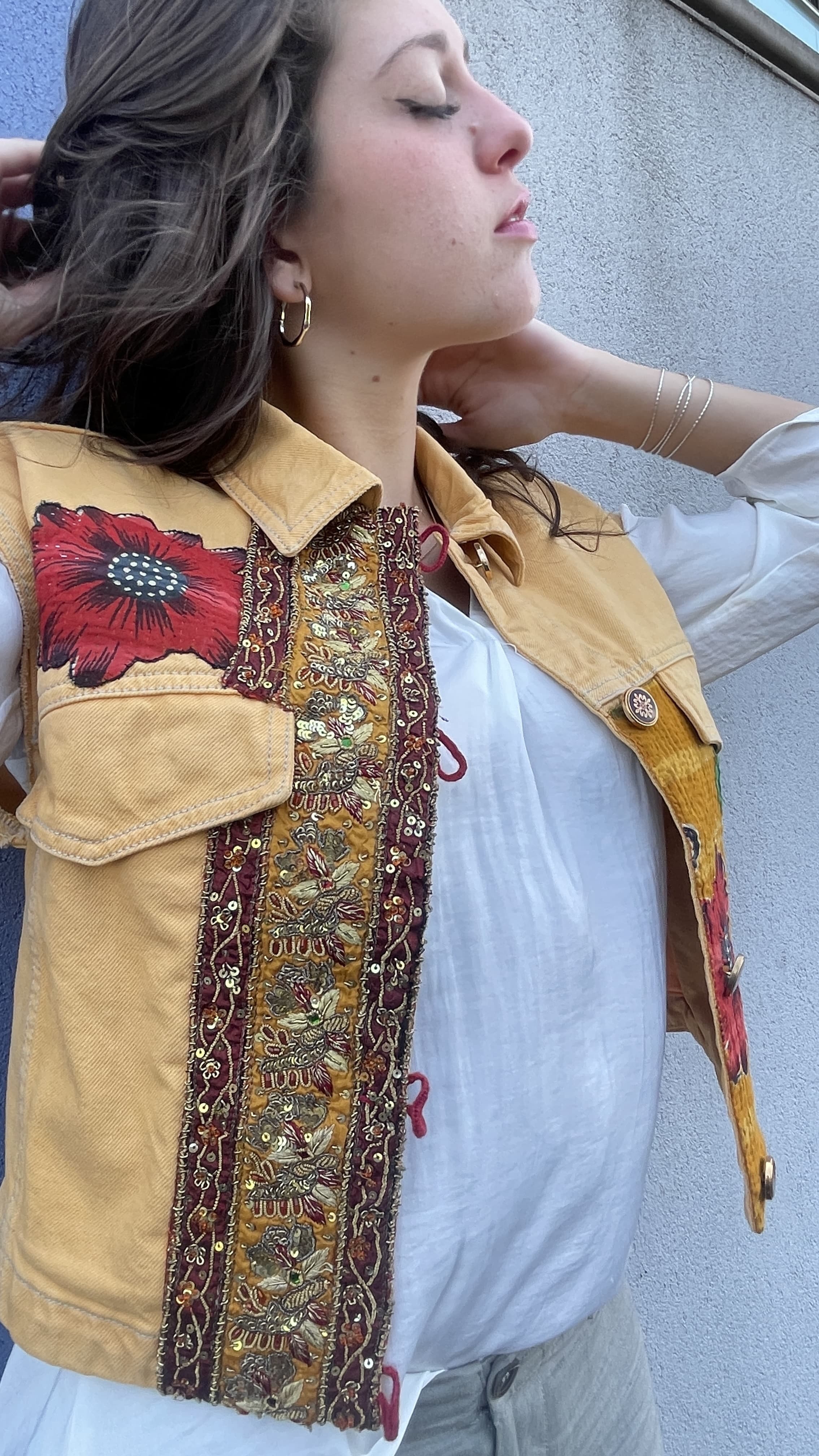 Gilet Rangoli Jellow 1M