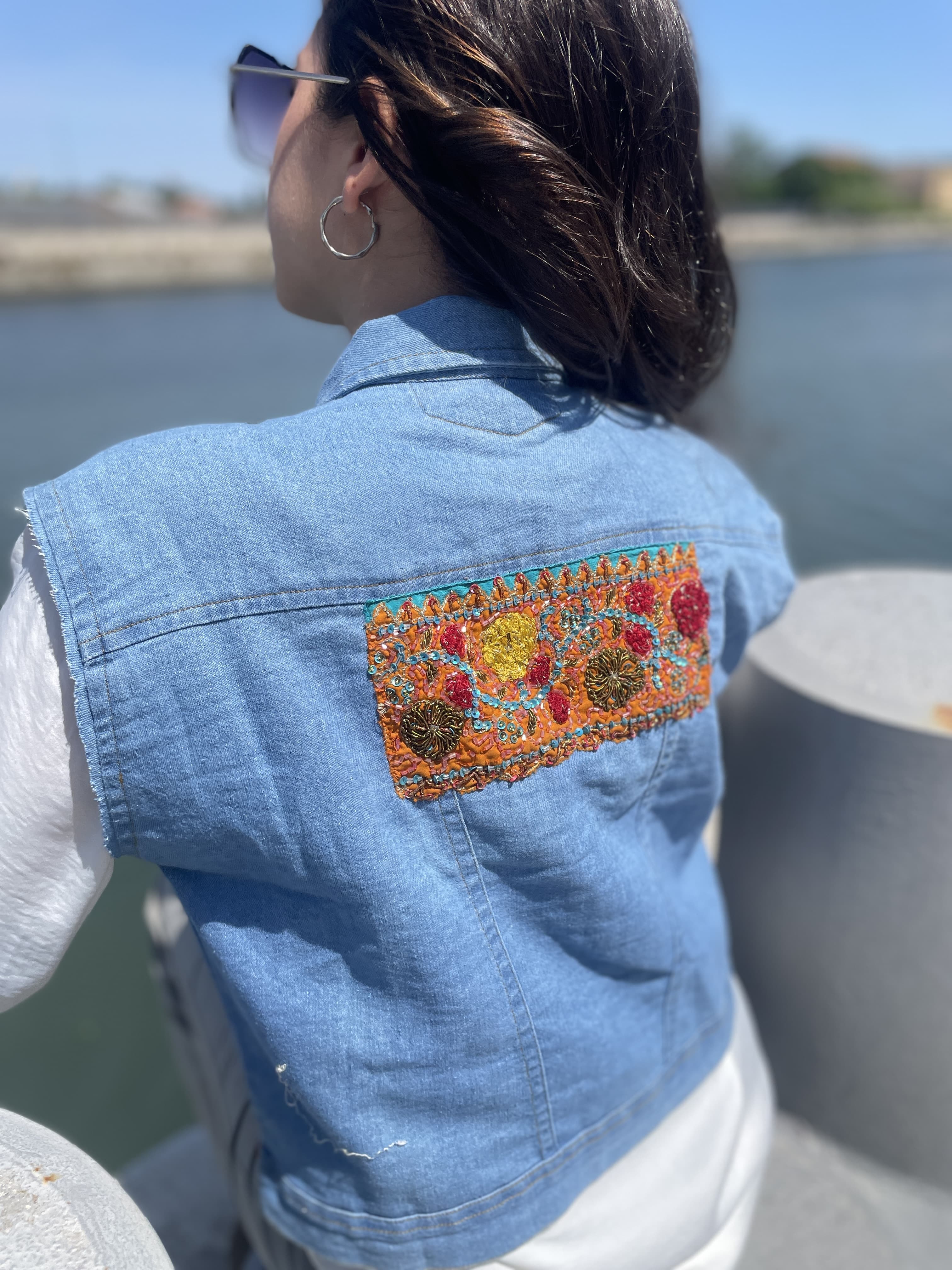 Gilet Rangoli Jeans 4M