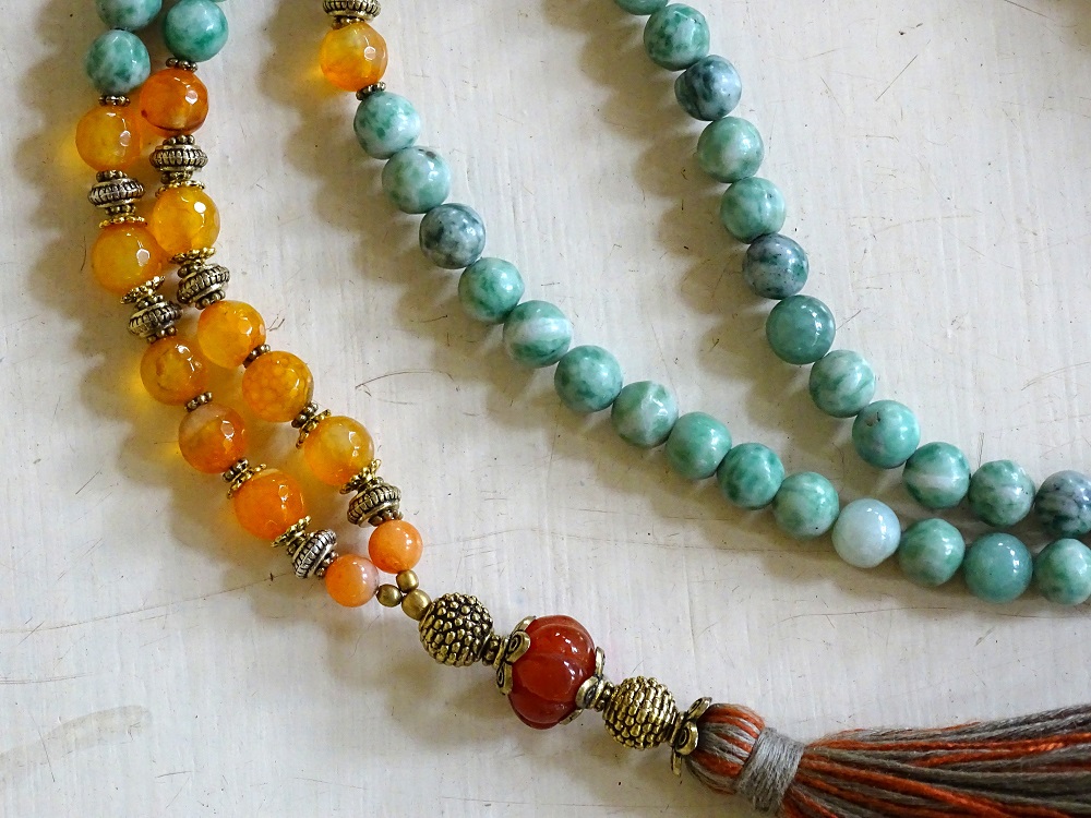 Spiritual Freedom (Diaspro verde & Corniola)