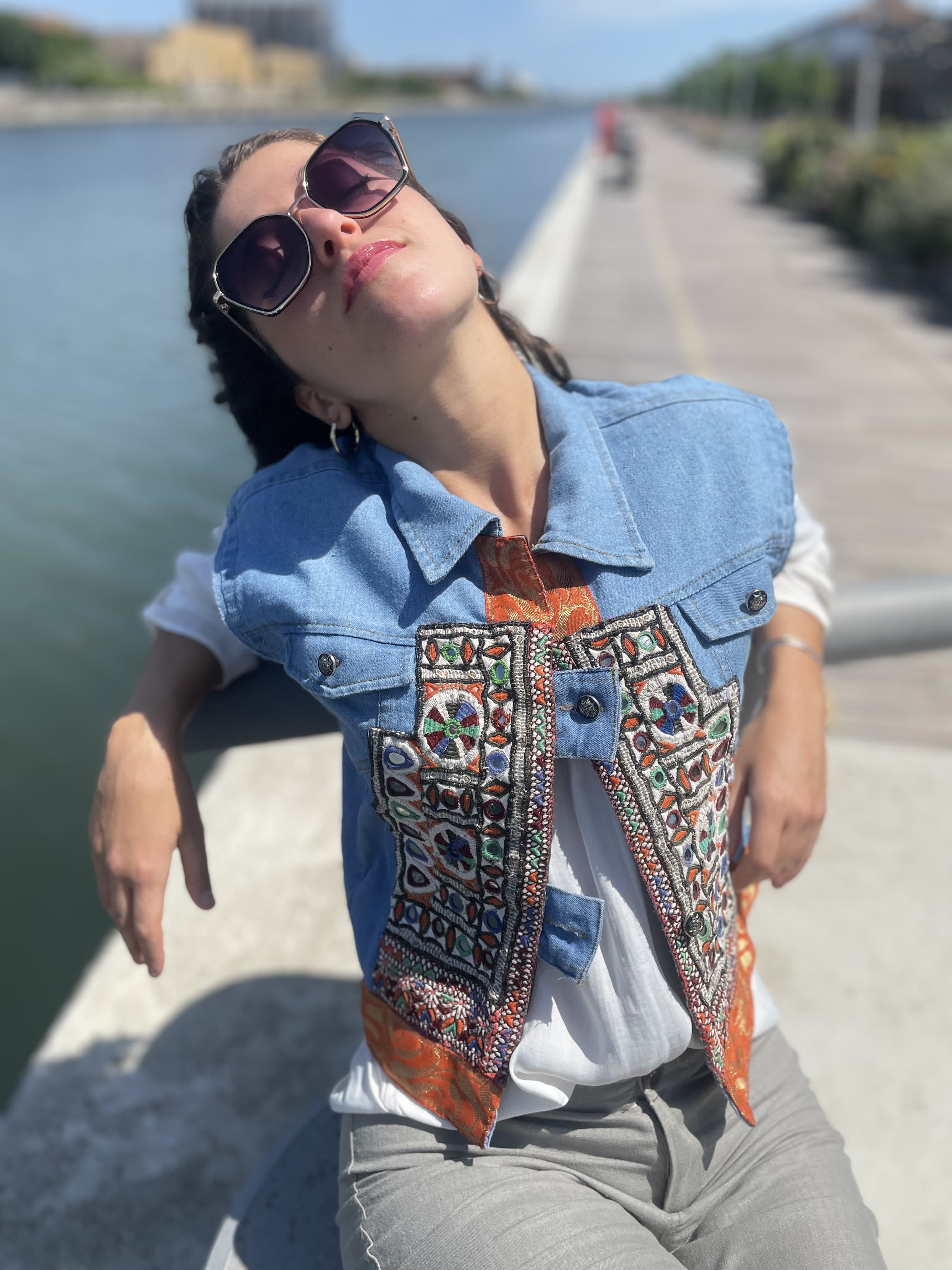 Gilet Rangoli Jeans 4M