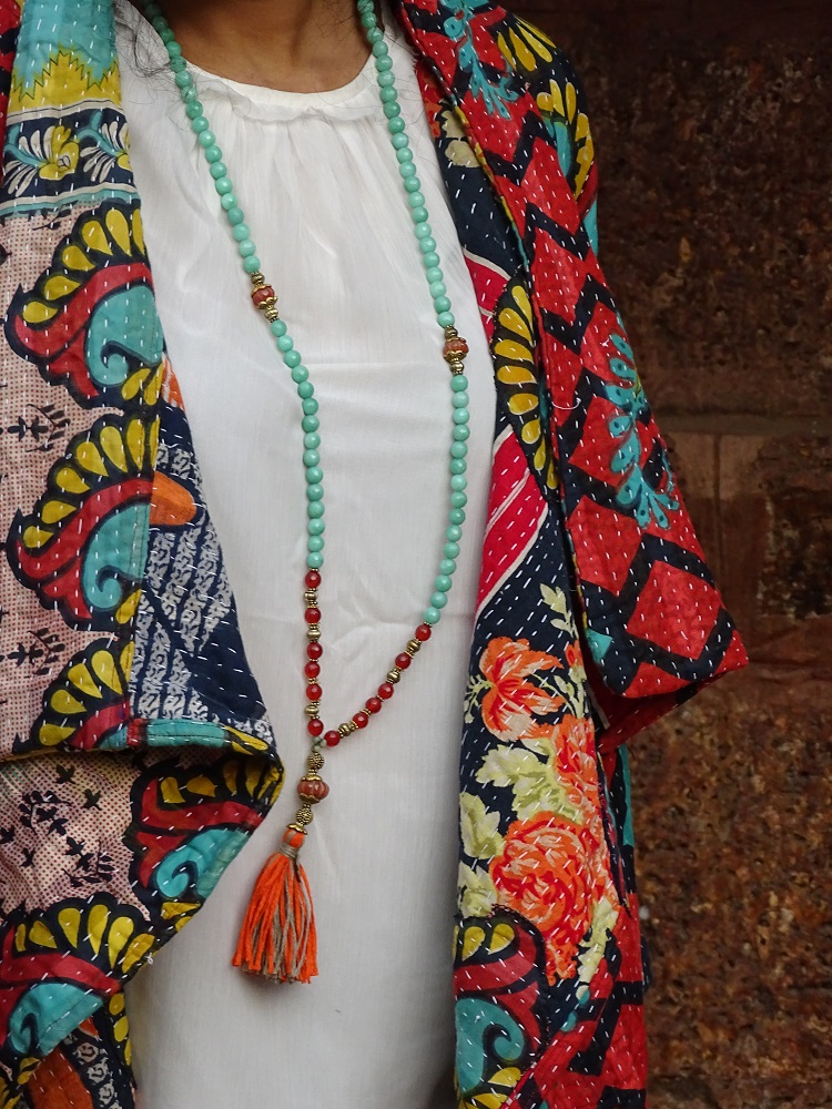 Spiritual Freedom (Diaspro verde & Corniola)