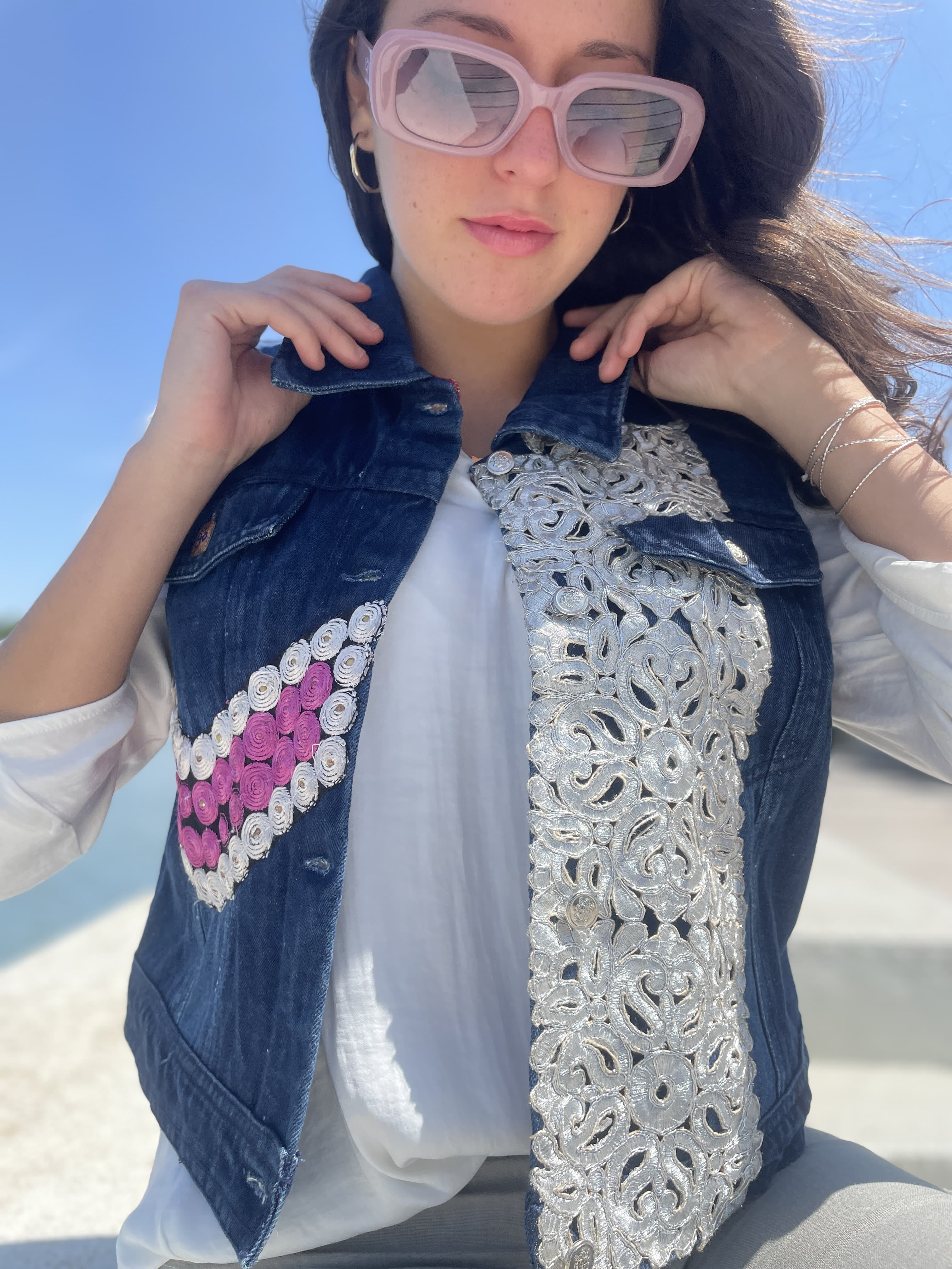 Gilet Rangoli Jeans 1M