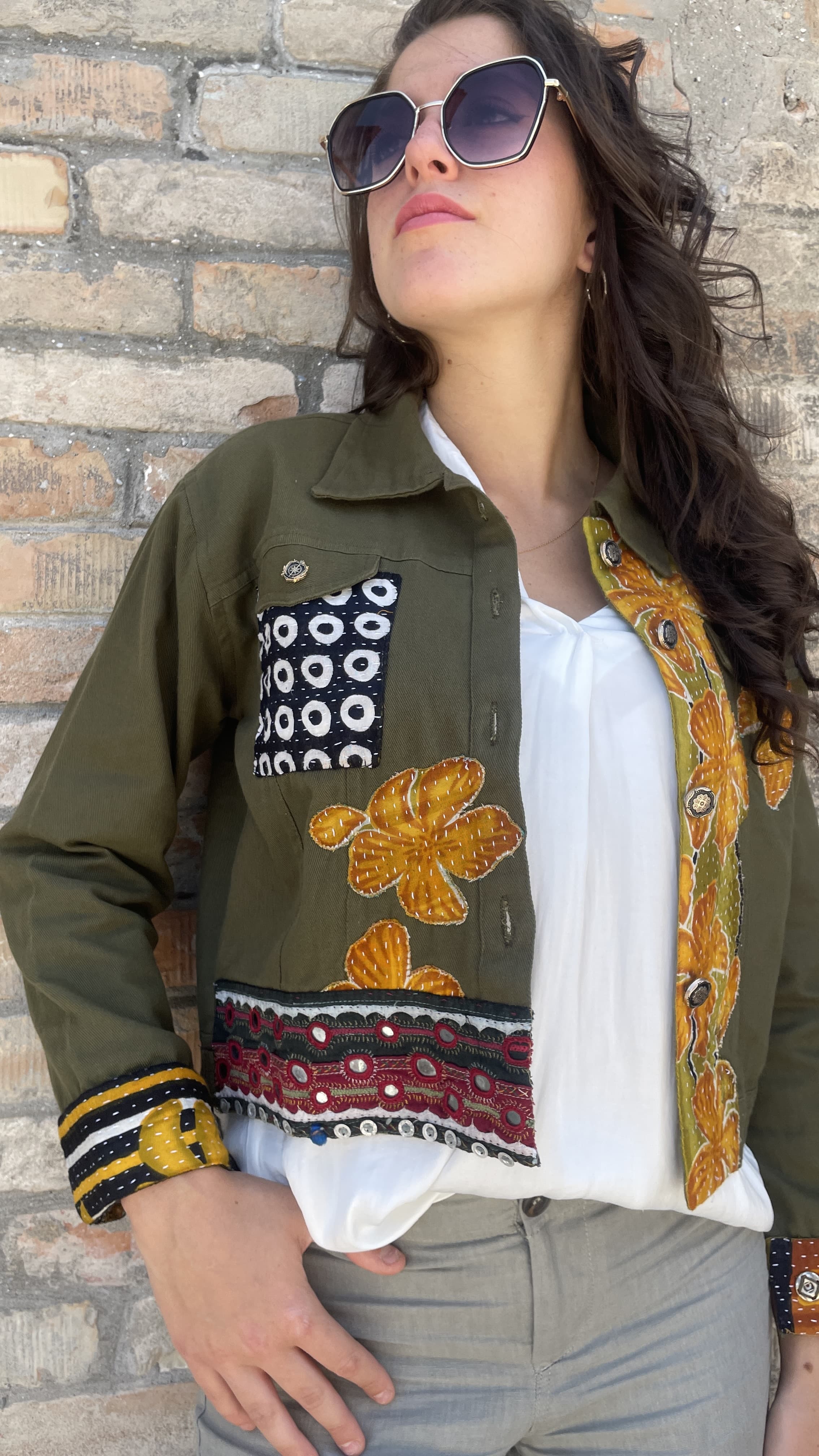 Gilet Rangoli Dark Green 1S