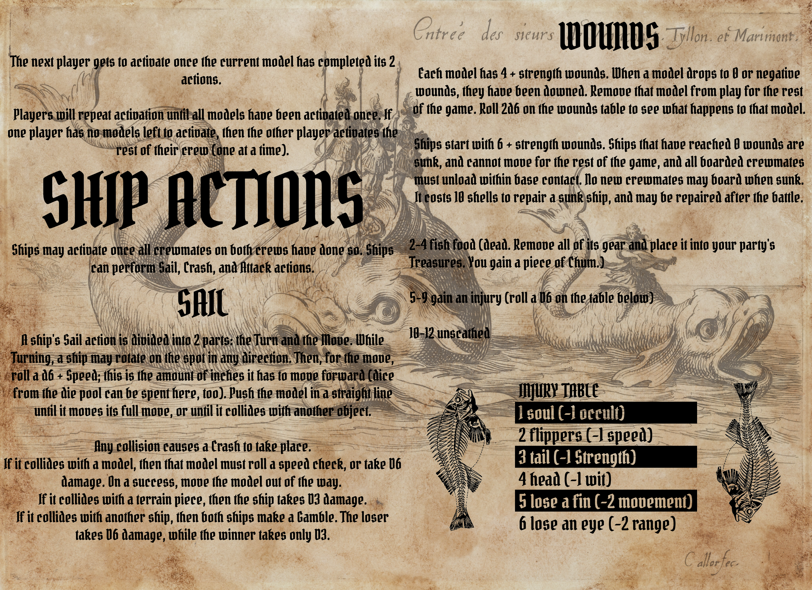 MURK28 physical rulebook