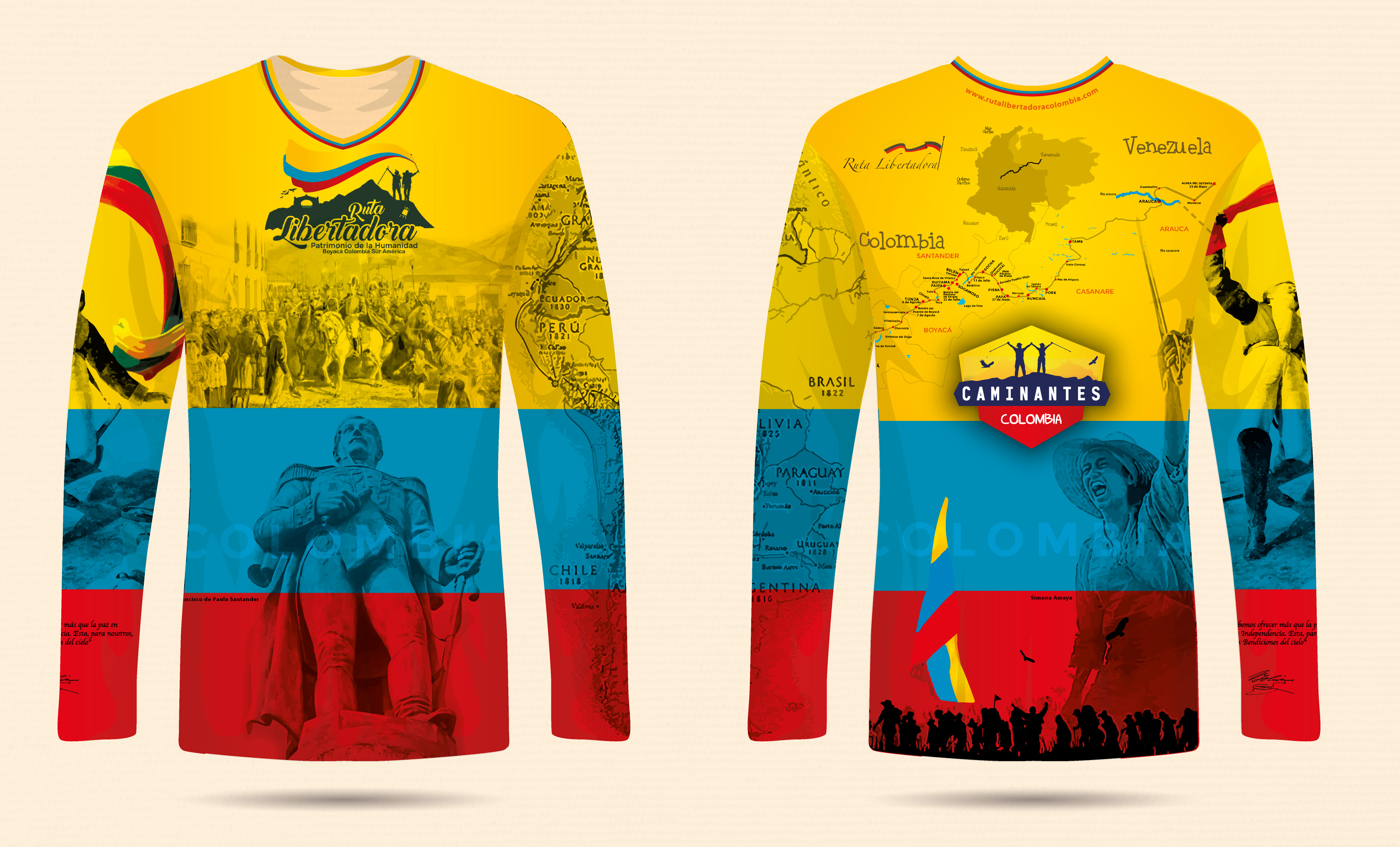 Camiseta Ruta Libertadora Colombia 2025