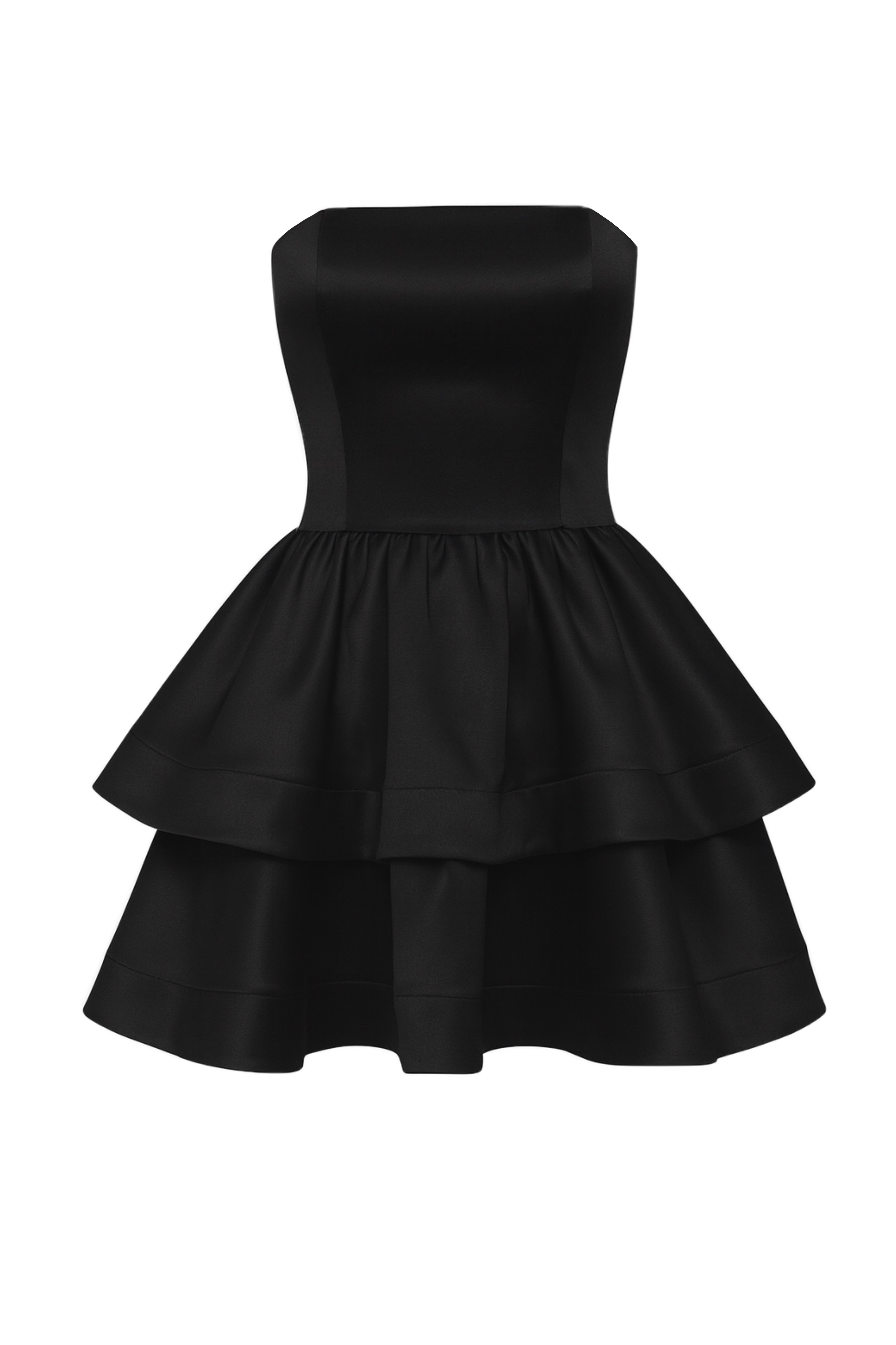 Атласна корсетна сукня