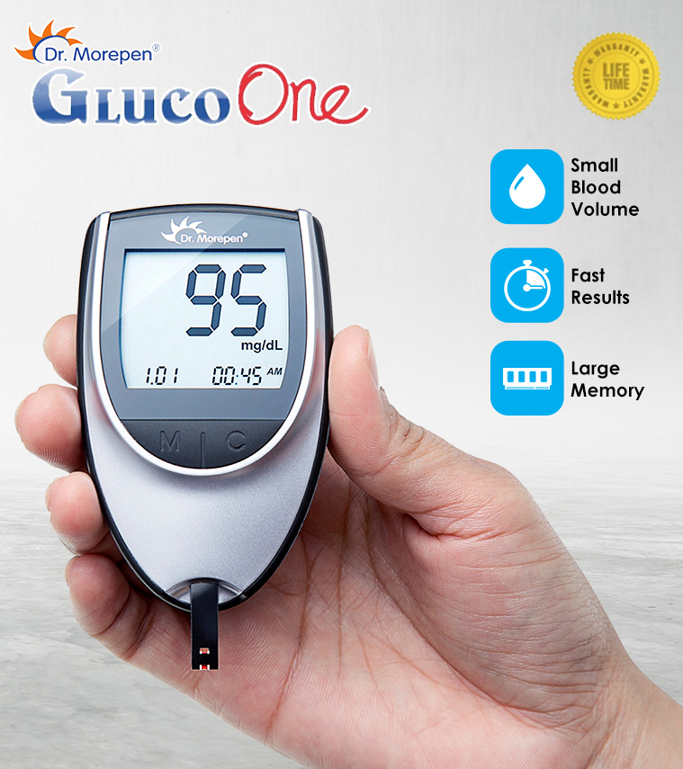 Dr. Morepen Gluco One Blood Glucose Monitor without Strips