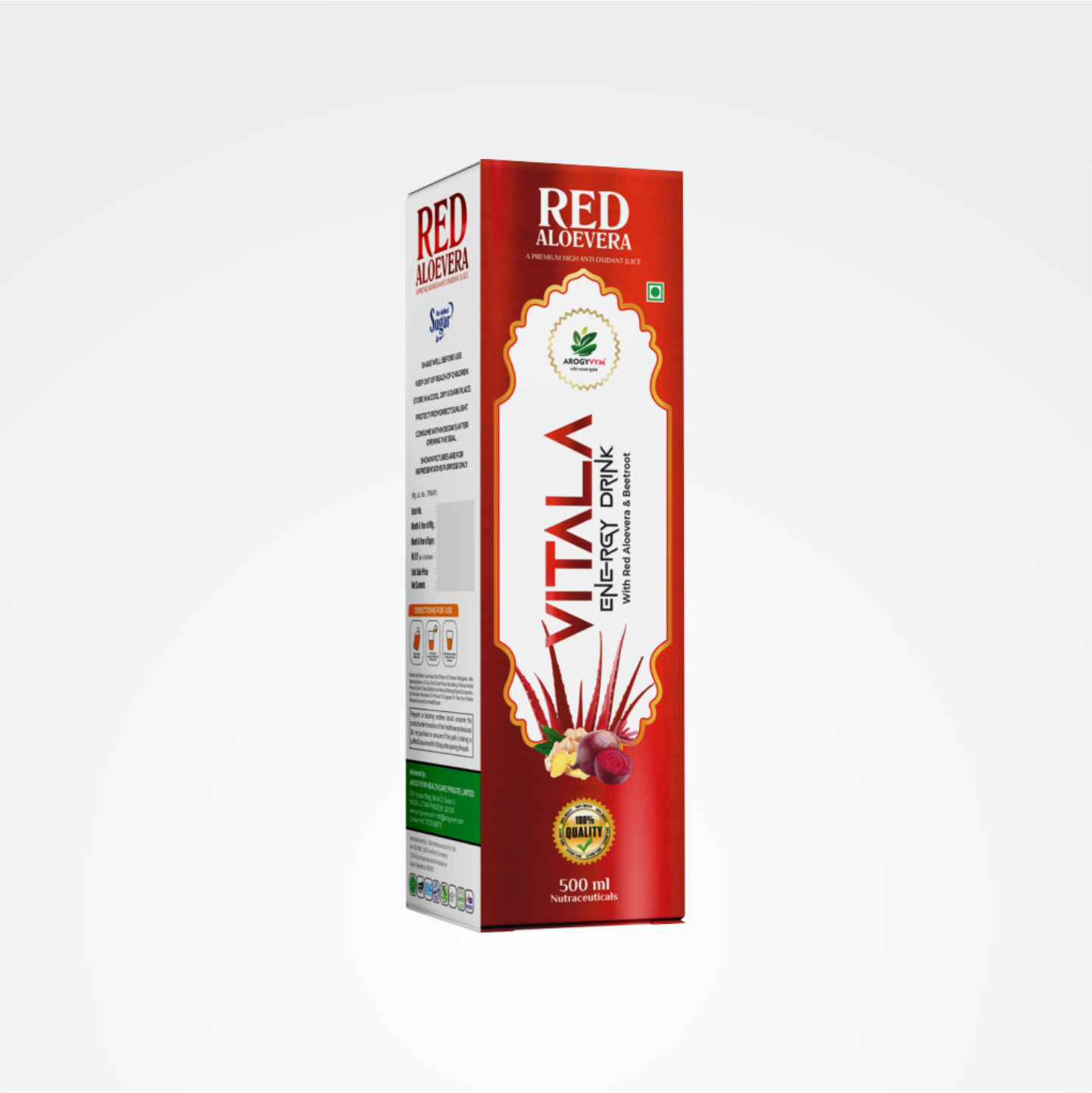 Vitala Red Aloevera Energy Drink