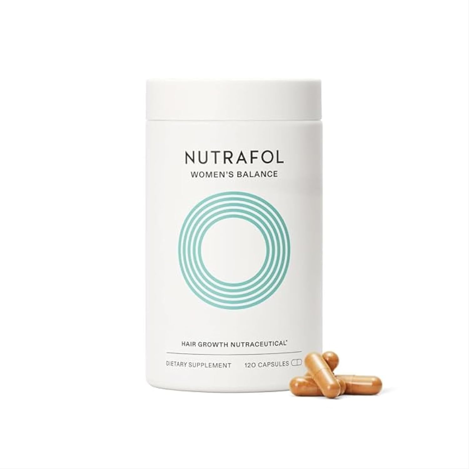 Nutrafol Women's Ages 45 and Up Balance Hair Growth Supplements,, Clinically Proven for Visibly Thicker Hair and Scalp Coverage, Dermatologist Recommended - 1 Month Supply