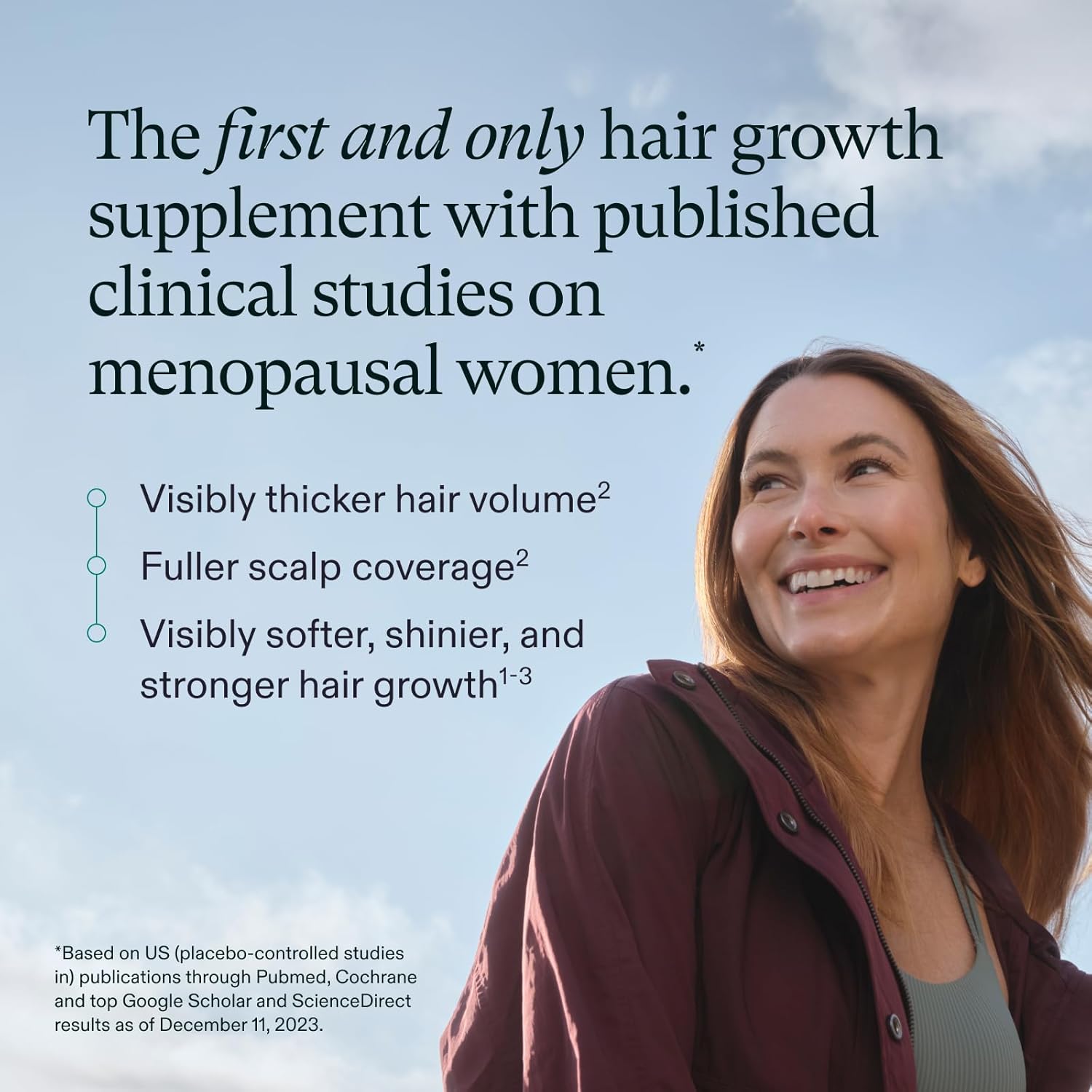 Nutrafol Women's Ages 45 and Up Balance Hair Growth Supplements,, Clinically Proven for Visibly Thicker Hair and Scalp Coverage, Dermatologist Recommended - 1 Month Supply