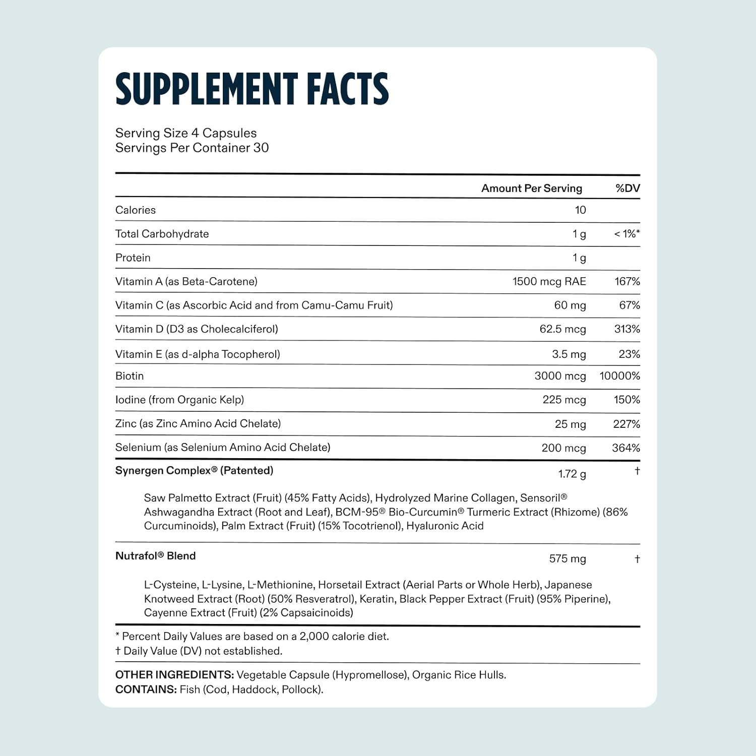 Nutrafol Men's Hair Growth Supplements, Clinically Tested for Visibly Thicker Hair and Scalp Coverage, Dermatologist Recommended - 1 Month Supply