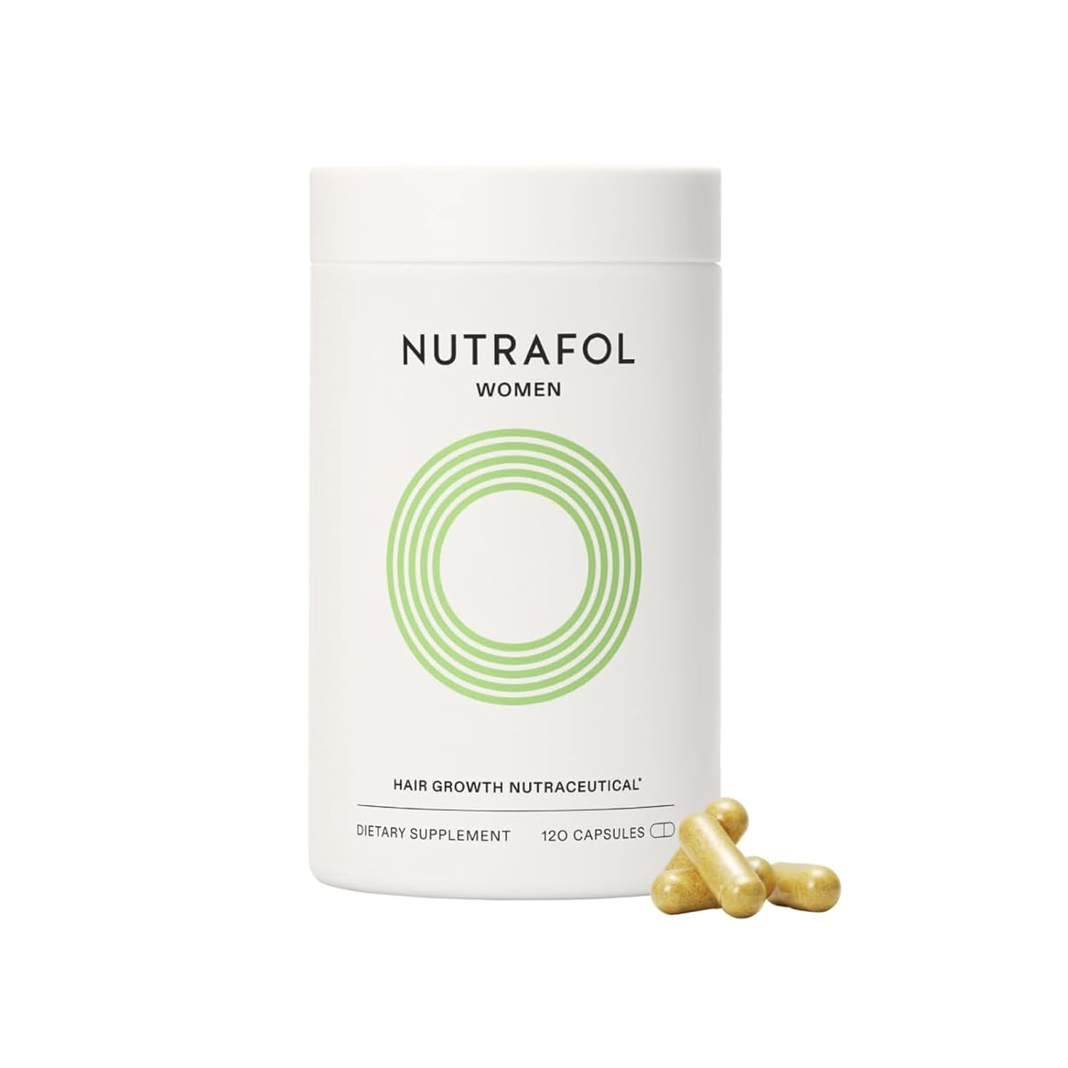 Nutrafol Women's Ages 18-44, Hair Growth Supplements, Clinically Proven for Visibly Thicker and Stronger Hair, Dermatologist Recommended - 1 Month Supply
