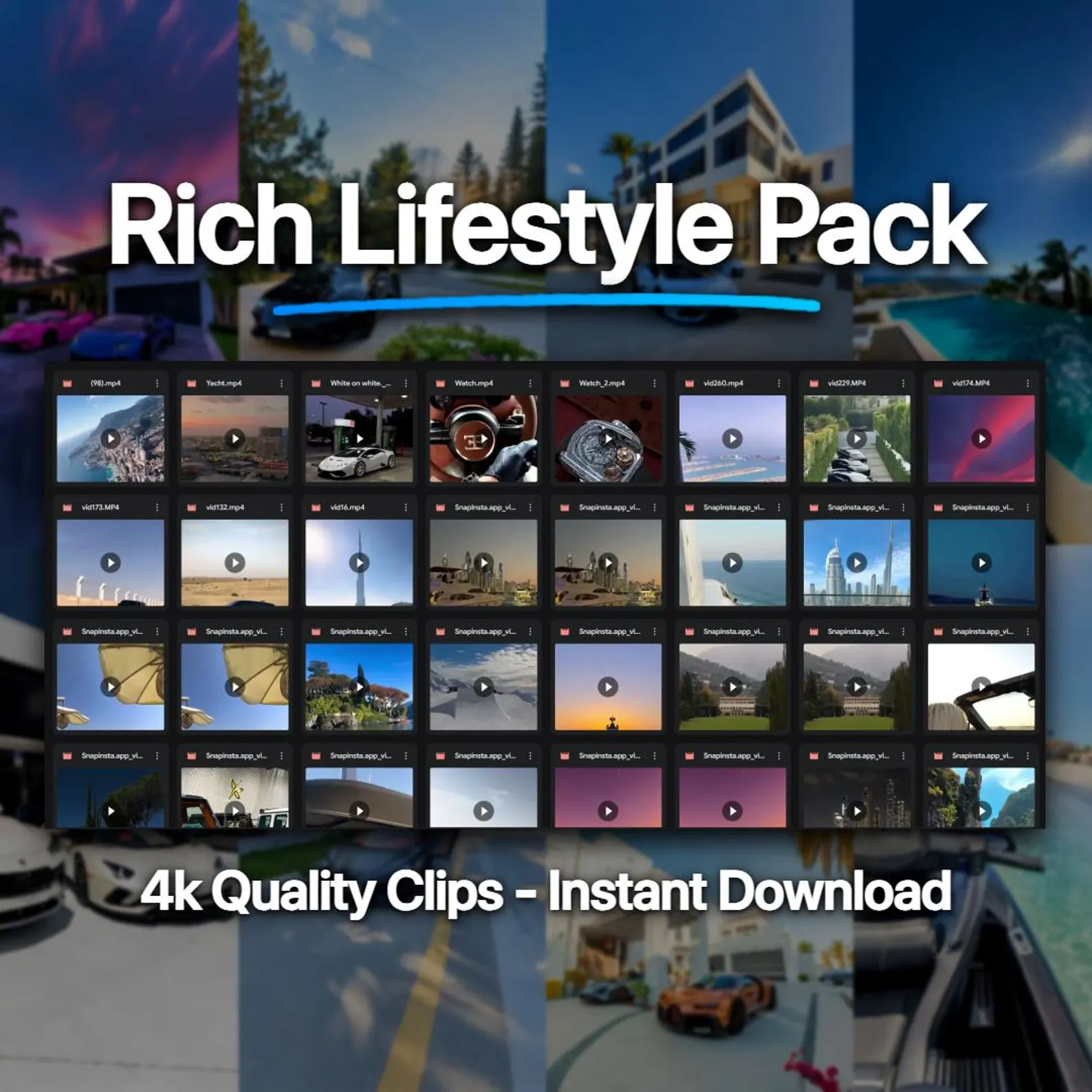 10,000+ Viral Luxury Reel Pack