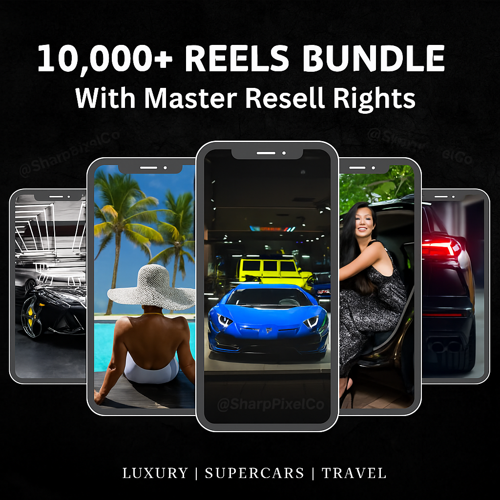 10,000+ Viral Luxury Reel Pack