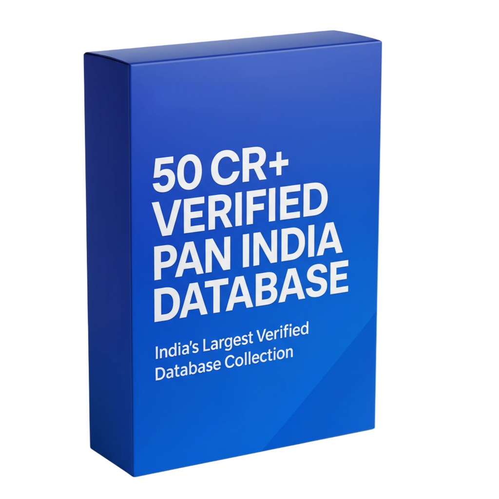 50 Crore+ Verified PAN India Database