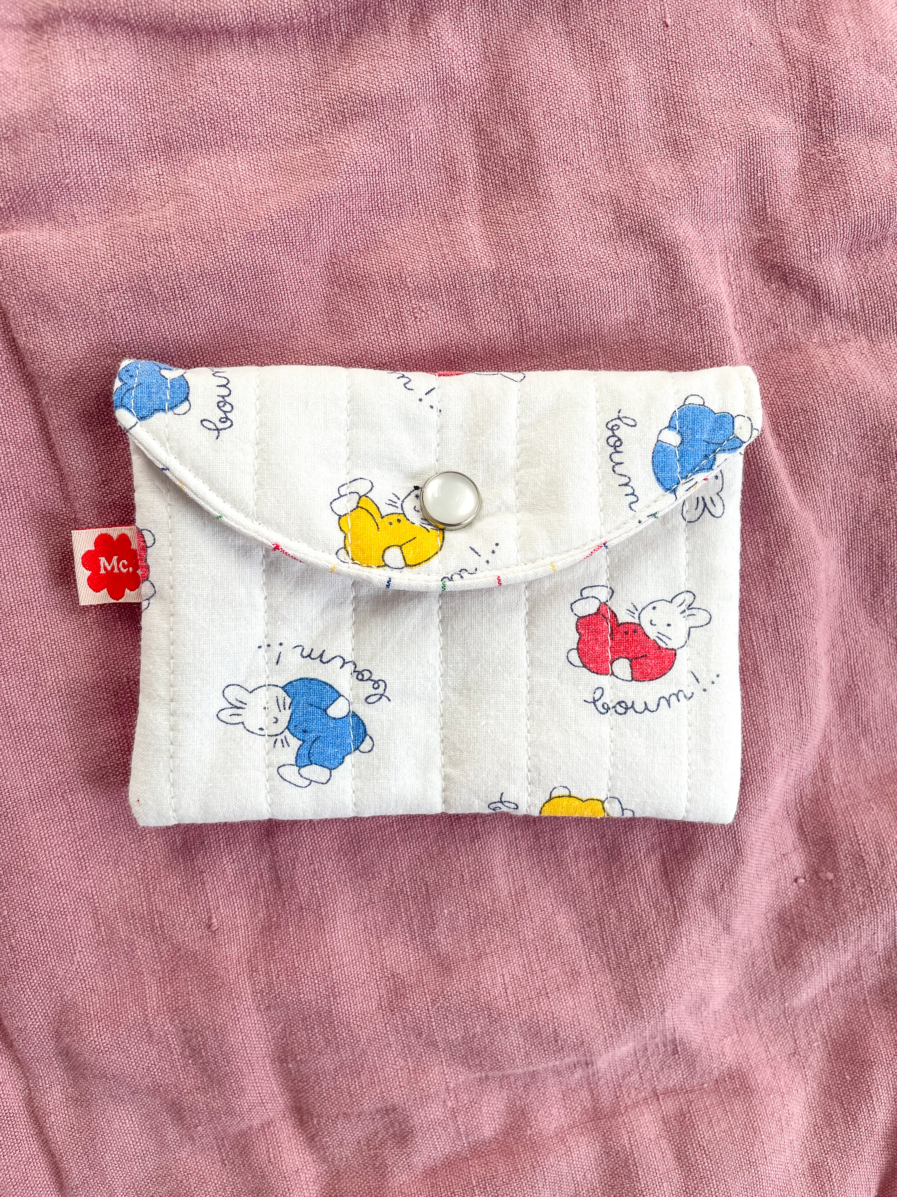 Petite trousse de toilette bébé et pochette assortie 