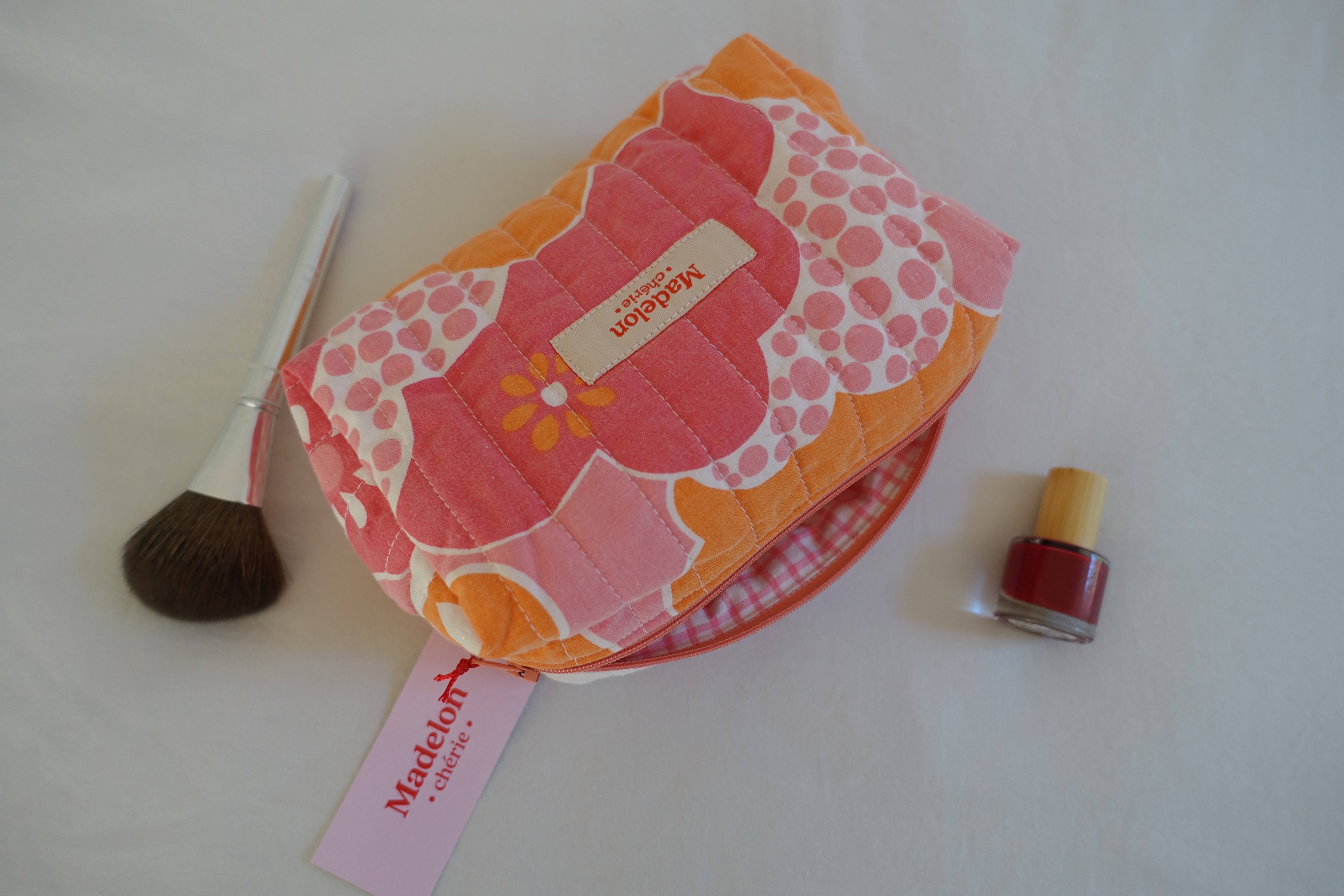 Petite trousse de toilette rose