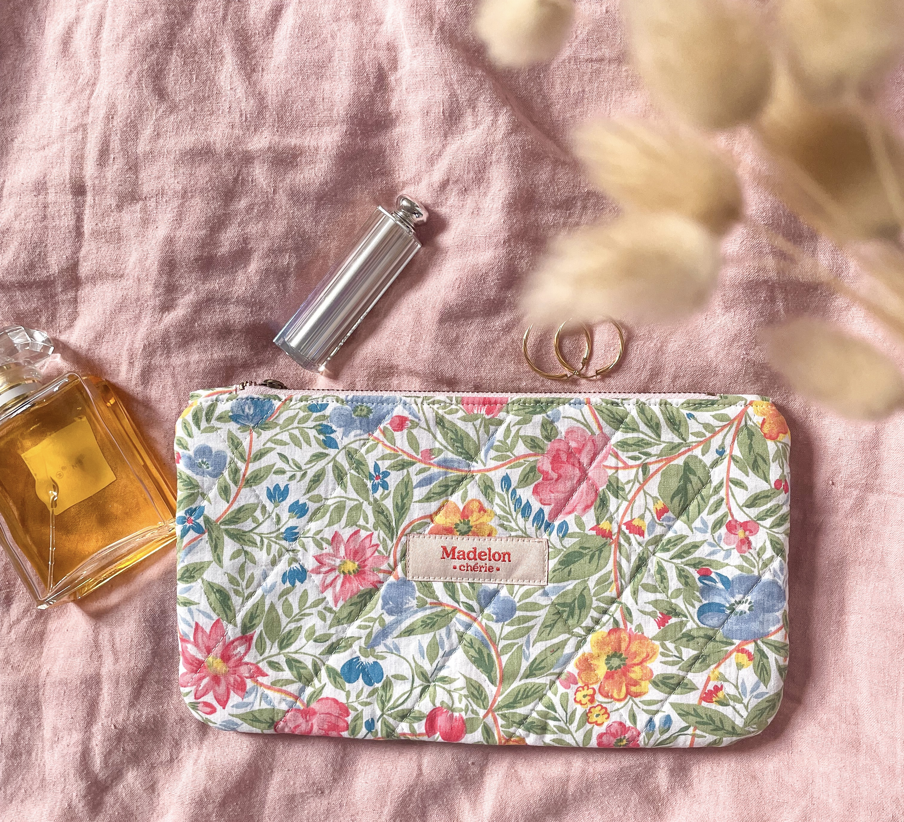 Pochette fleurie 