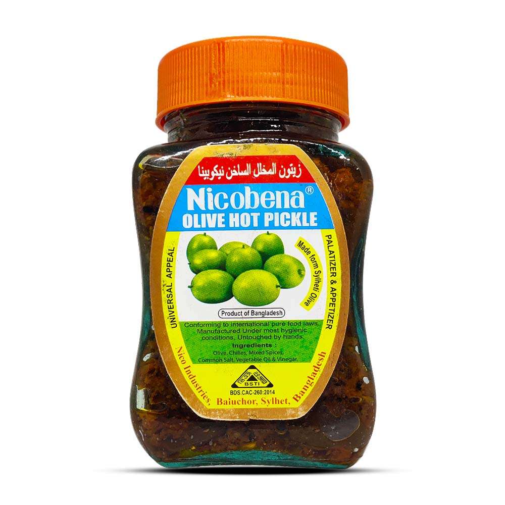 Nicobena Olive Hot Pickle 220g